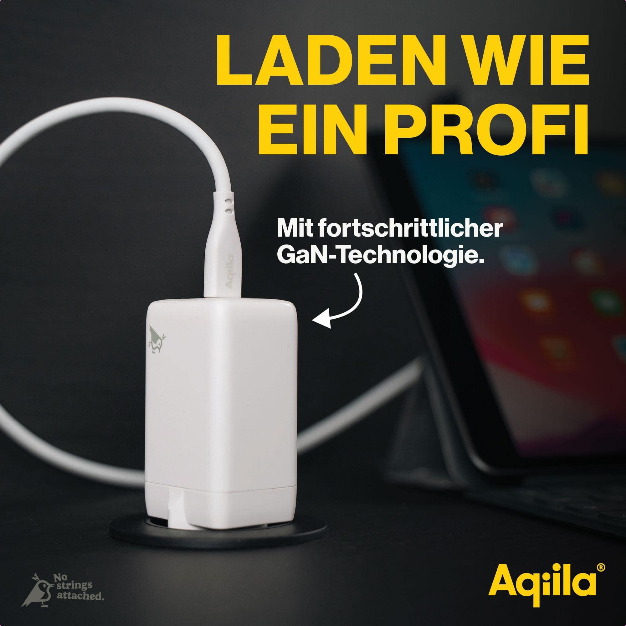 AQIILA USB-Lader Chargebird W3, 65 W, 3-fach, 2x USB-C, 1x USB-A AQIILA USB-Lader Chargebird W3, 65 W, 3-fach, 2x USB-C, 1x USB-A