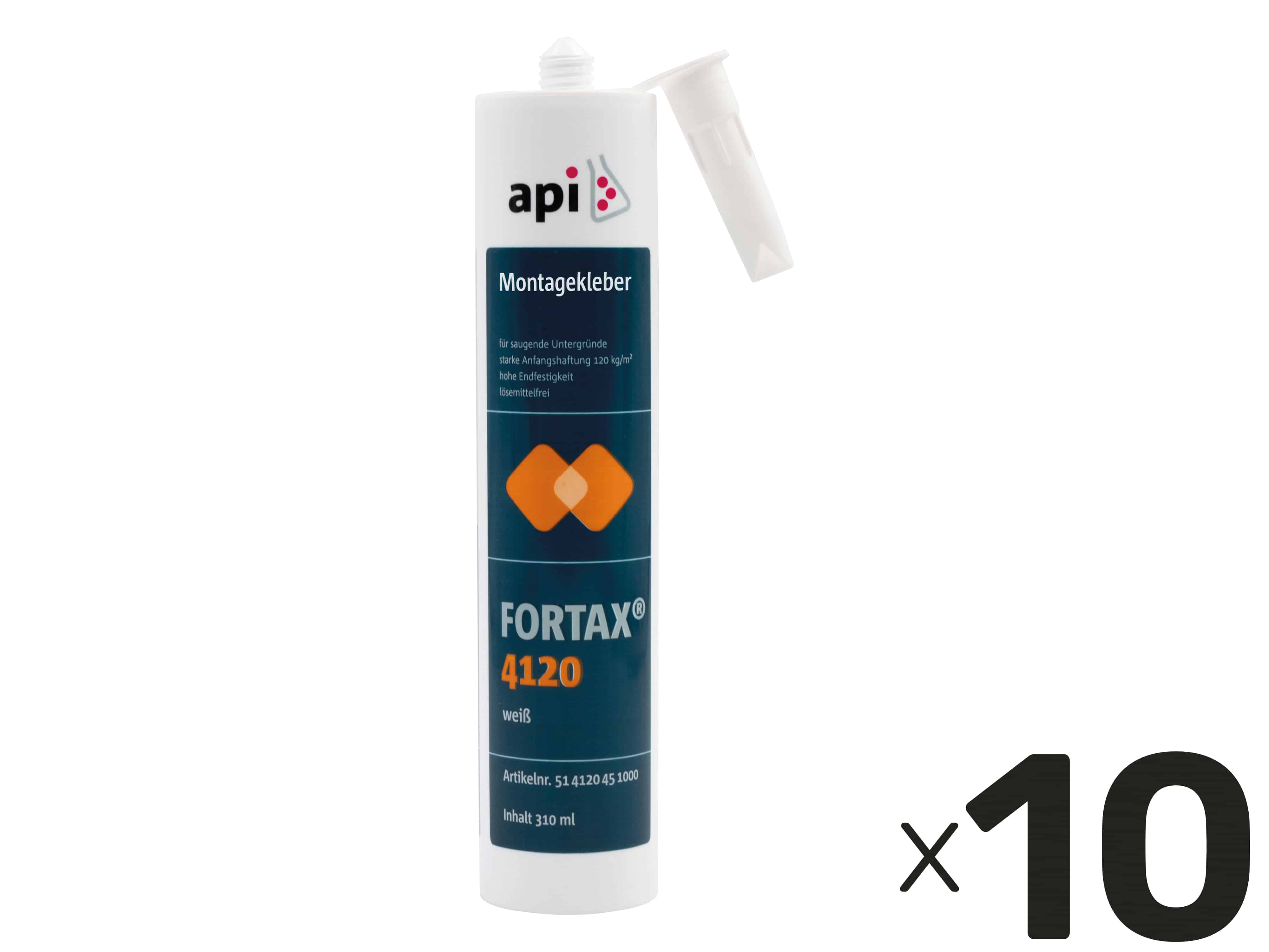 GERBAND Montagekleber, FORTAX 4120, 310 ml, 10 Stück GERBAND Montagekleber, FORTAX 4120, 310 ml, 10 Stück