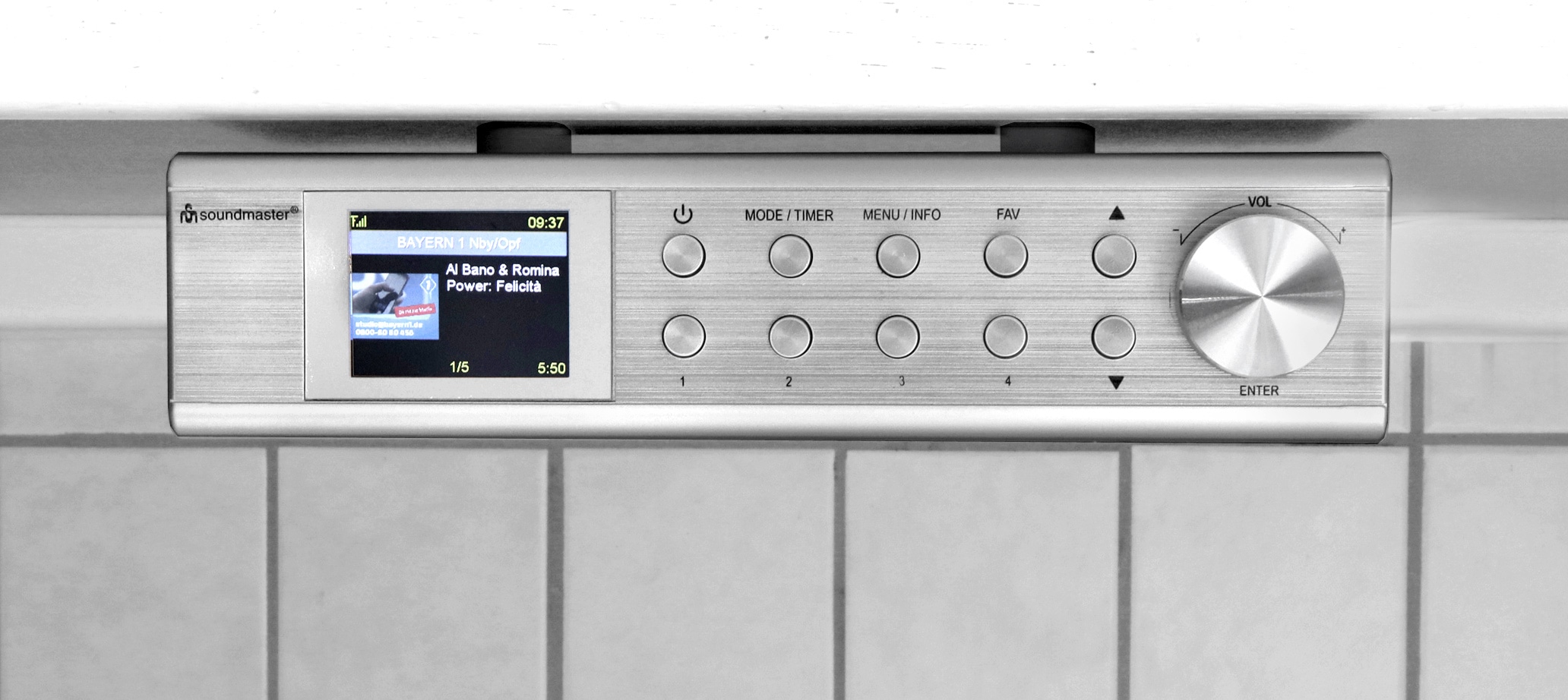 SOUNDMASTER Küchenunterbauradio, IR1500SI, Internet/DAB+, Bluetooth SOUNDMASTER Küchenunterbauradio, IR1500SI, Internet/DAB+, Bluetooth