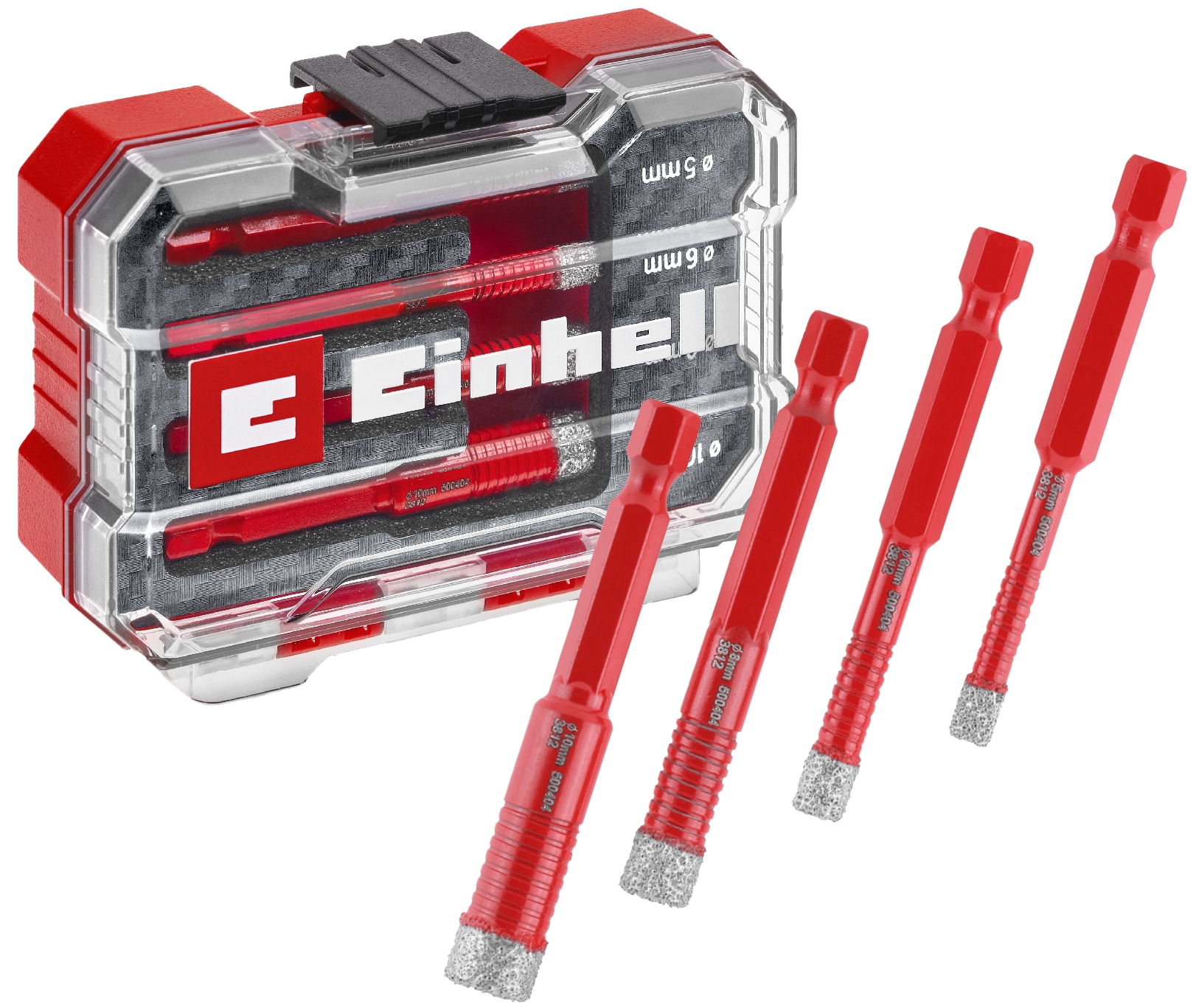 EINHELL Diamant-Fliesenbohrer-Set, 500404, XS-Case, 4-teilig EINHELL Diamant-Fliesenbohrer-Set, 500404, XS-Case, 4-teilig