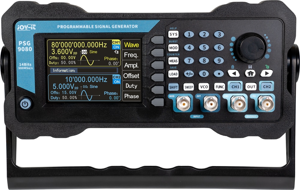 JOY-IT Signalgenerator PSG9080, schwarz JOY-IT Signalgenerator PSG9080, schwarz