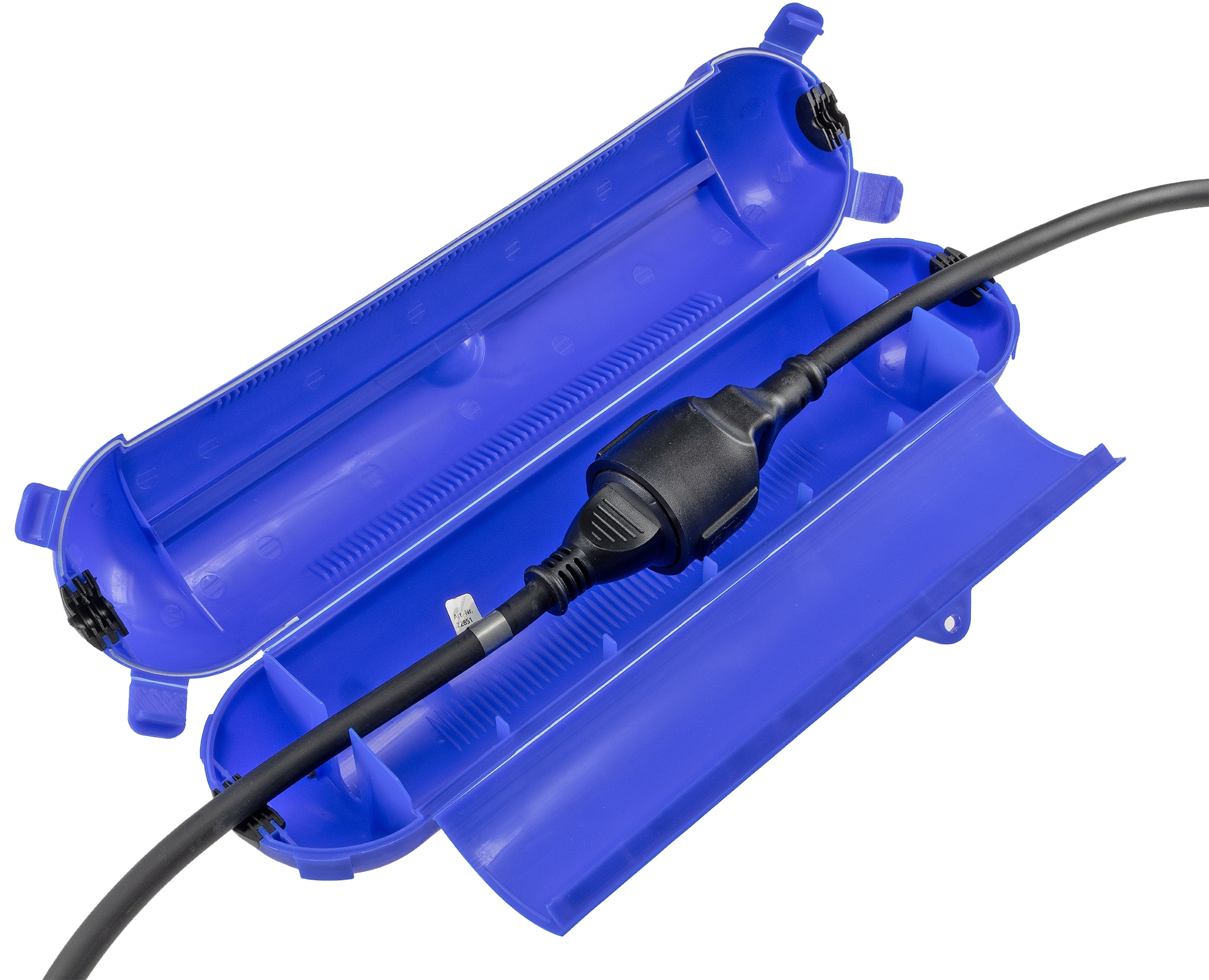 CHILITEC Sicherheits-Schutzbox für Kabel, IP44, 365x90 mm, blau CHILITEC Sicherheits-Schutzbox für Kabel, IP44, 365x90 mm, blau