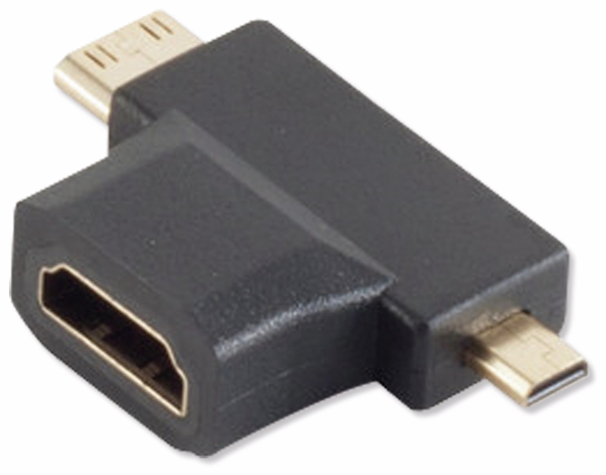 S-IMPULS HDMI-Adapter, A-Buchse, D+C Stecker S-IMPULS HDMI-Adapter, A-Buchse, D+C Stecker
