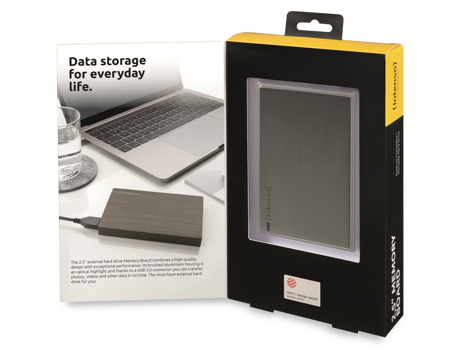 INTENSO USB 3.0 HDD Memory Board, 1 TB, 6,35 cm (2,5"), anthrazit