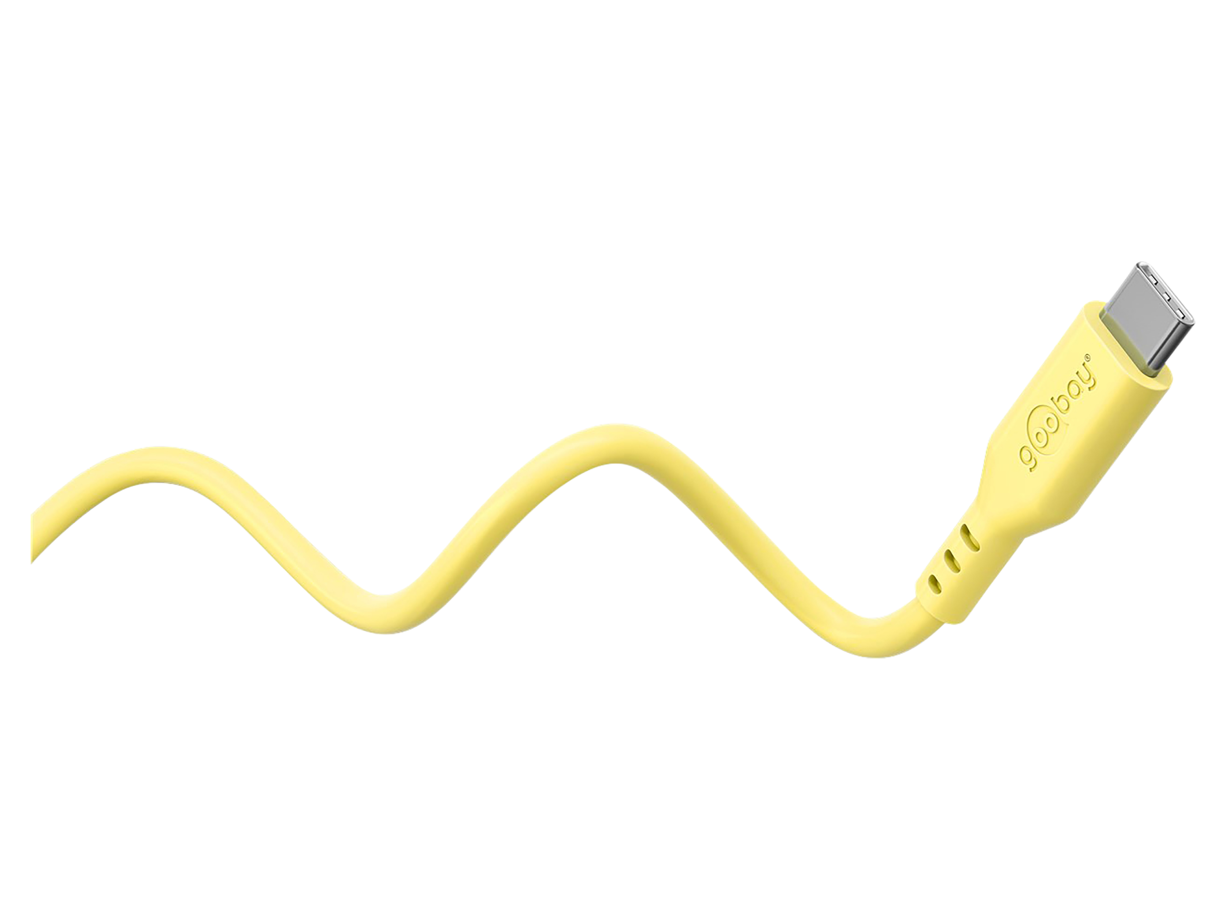 GOOBAY USB-C Kabel 77742 Silikon 1,5m gelb GOOBAY USB-C Kabel 77742 Silikon 1,5m gelb