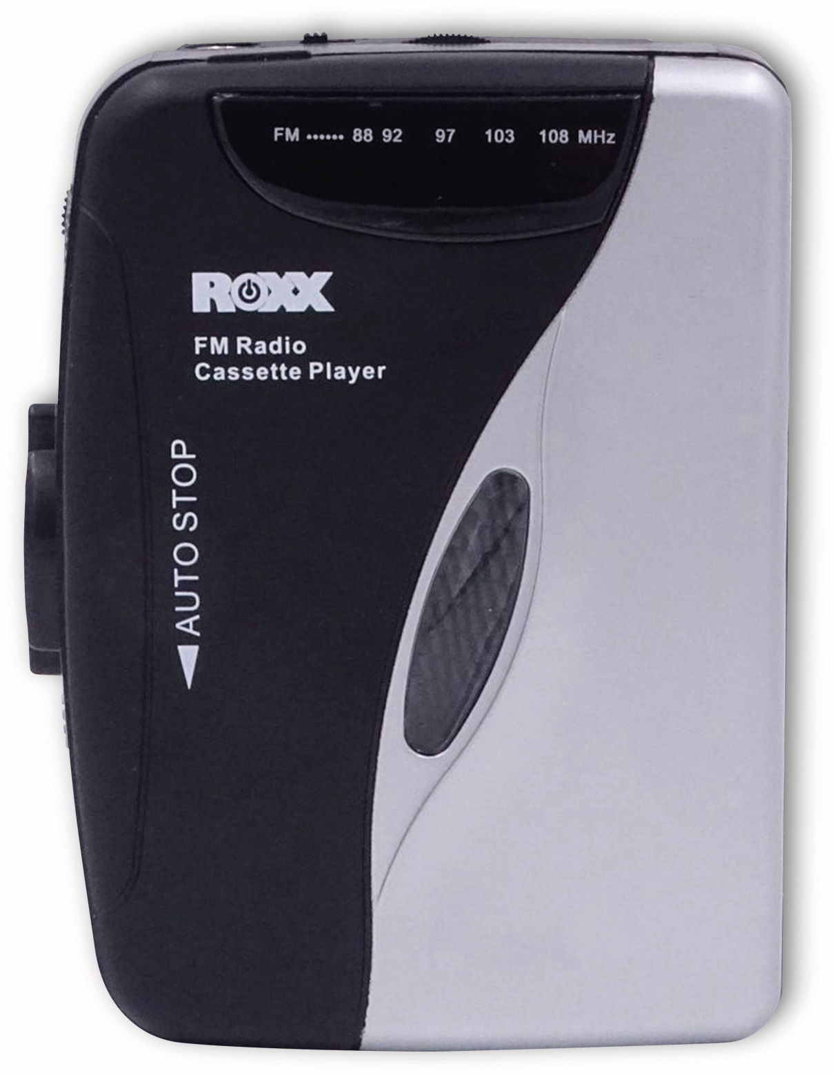 ROXX Kassettendeck PCP 300, schwarz/silber