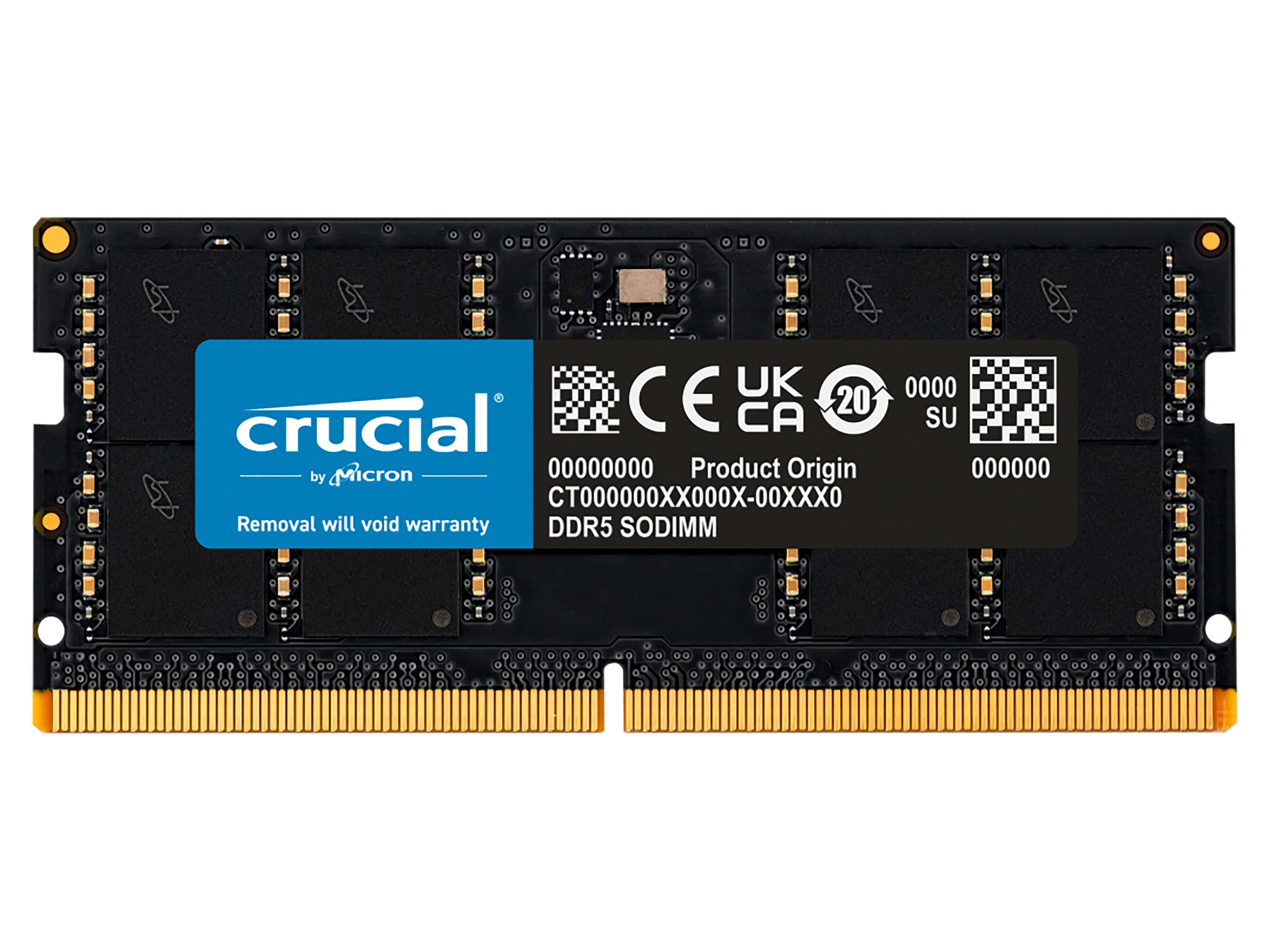 CRUCIAL Arbeitsspeicher CT48G56C46S5 DDR5, 48GB CRUCIAL Arbeitsspeicher CT48G56C46S5 DDR5, 48GB