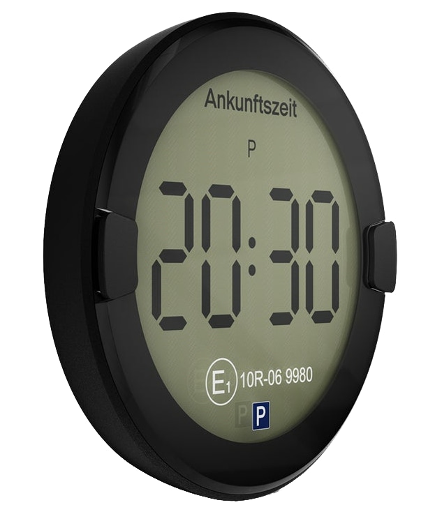 OOONO Elektronische Parkscheibe P-DISC No2 schwarz