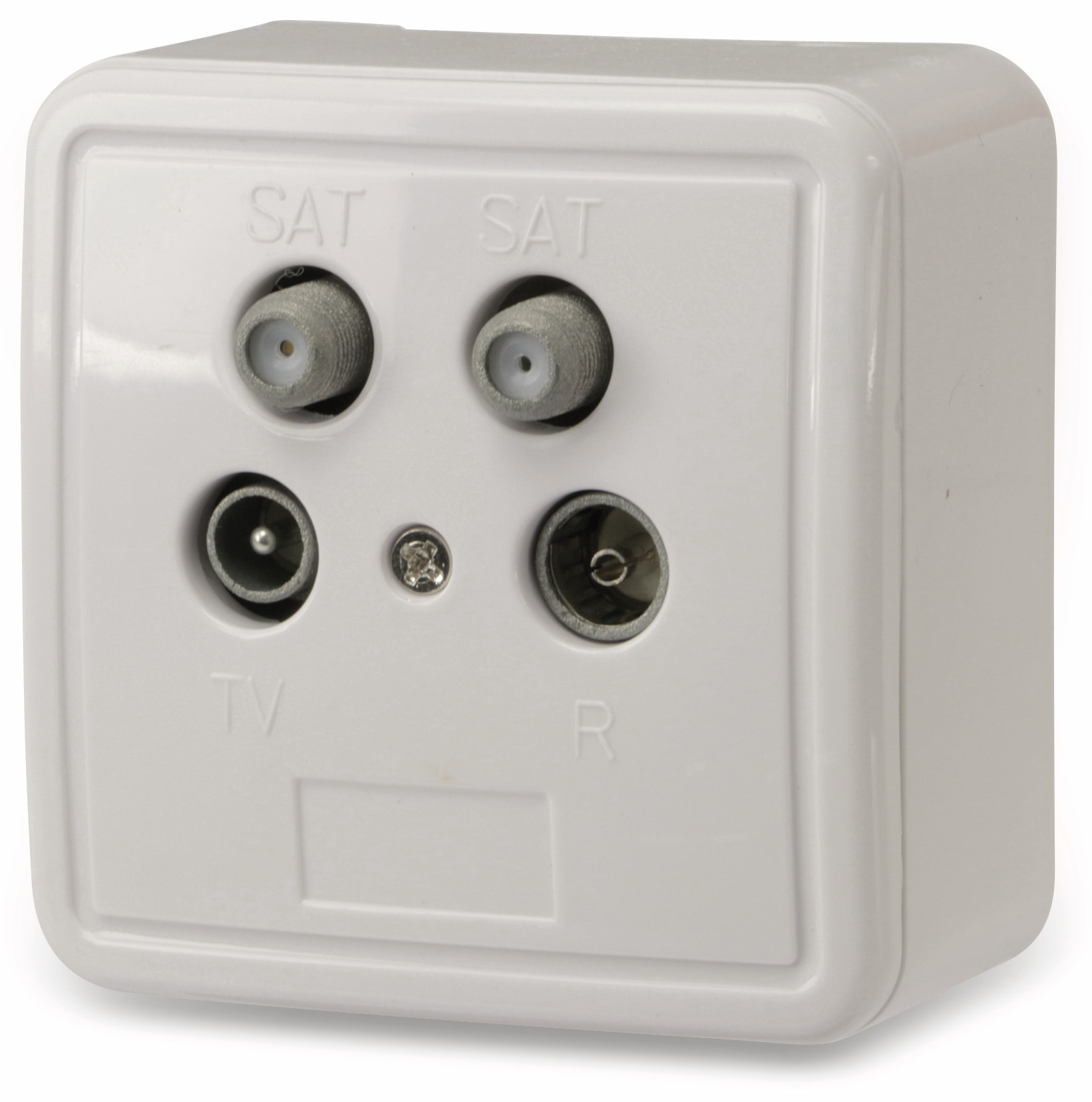 GOOBAY SAT-Doppel-Antennendose GOOBAY SAT-Doppel-Antennendose