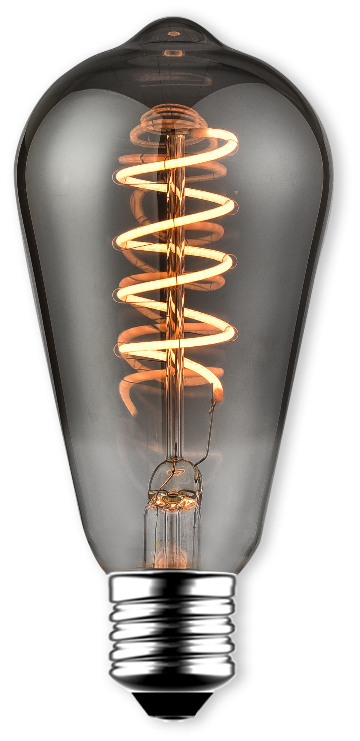 BLULAXA LED-Lampe, Vintage flex Filament, ST64, 5W, 140lm, 1800K, smoky BLULAXA LED-Lampe, Vintage flex Filament, ST64, 5W, 140lm, 1800K, smoky