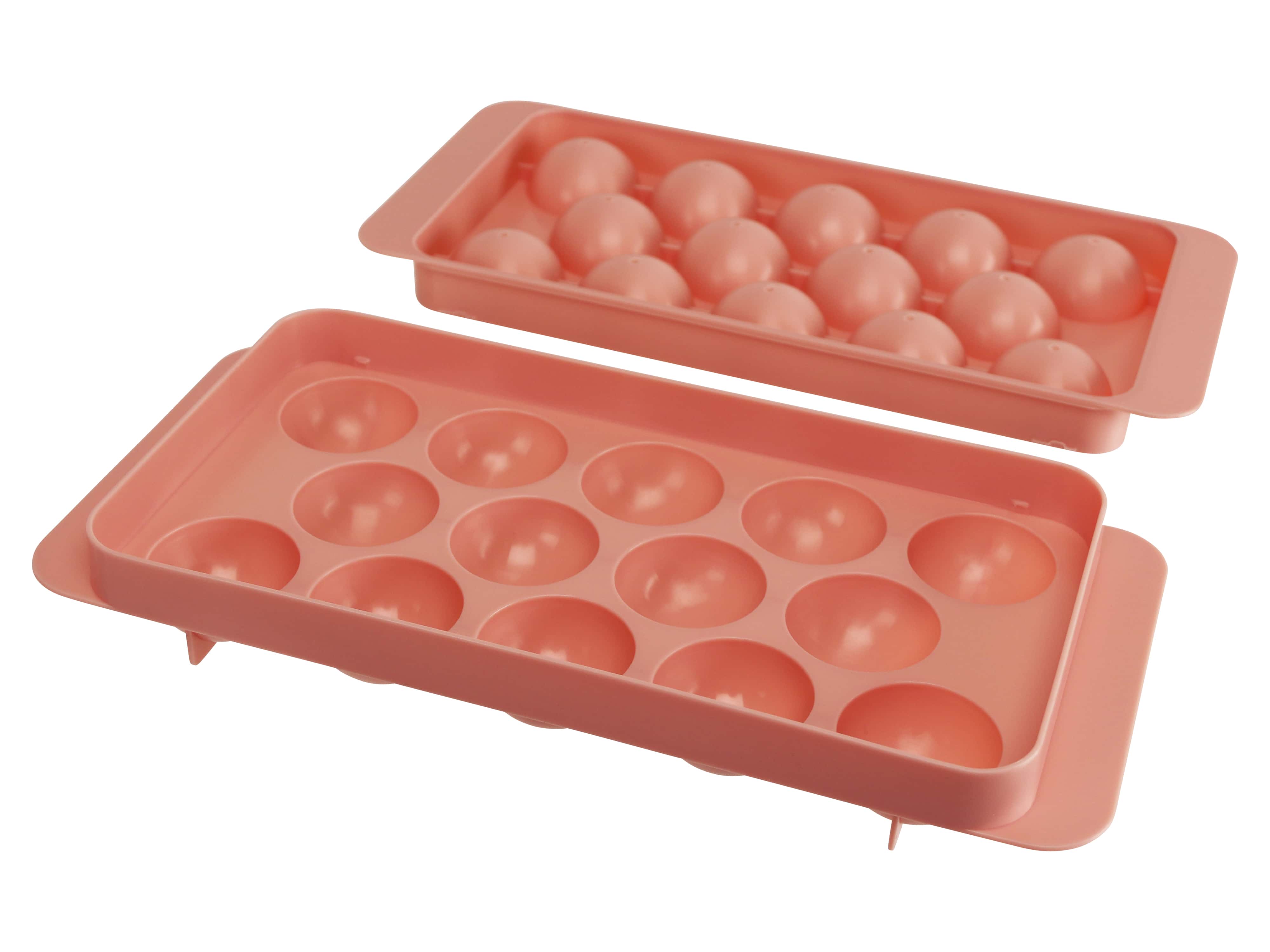 ALPINA Eiswürfelbehälter, Kugelform, rosafarbig ALPINA Eiswürfelbehälter, Kugelform, rosafarbig