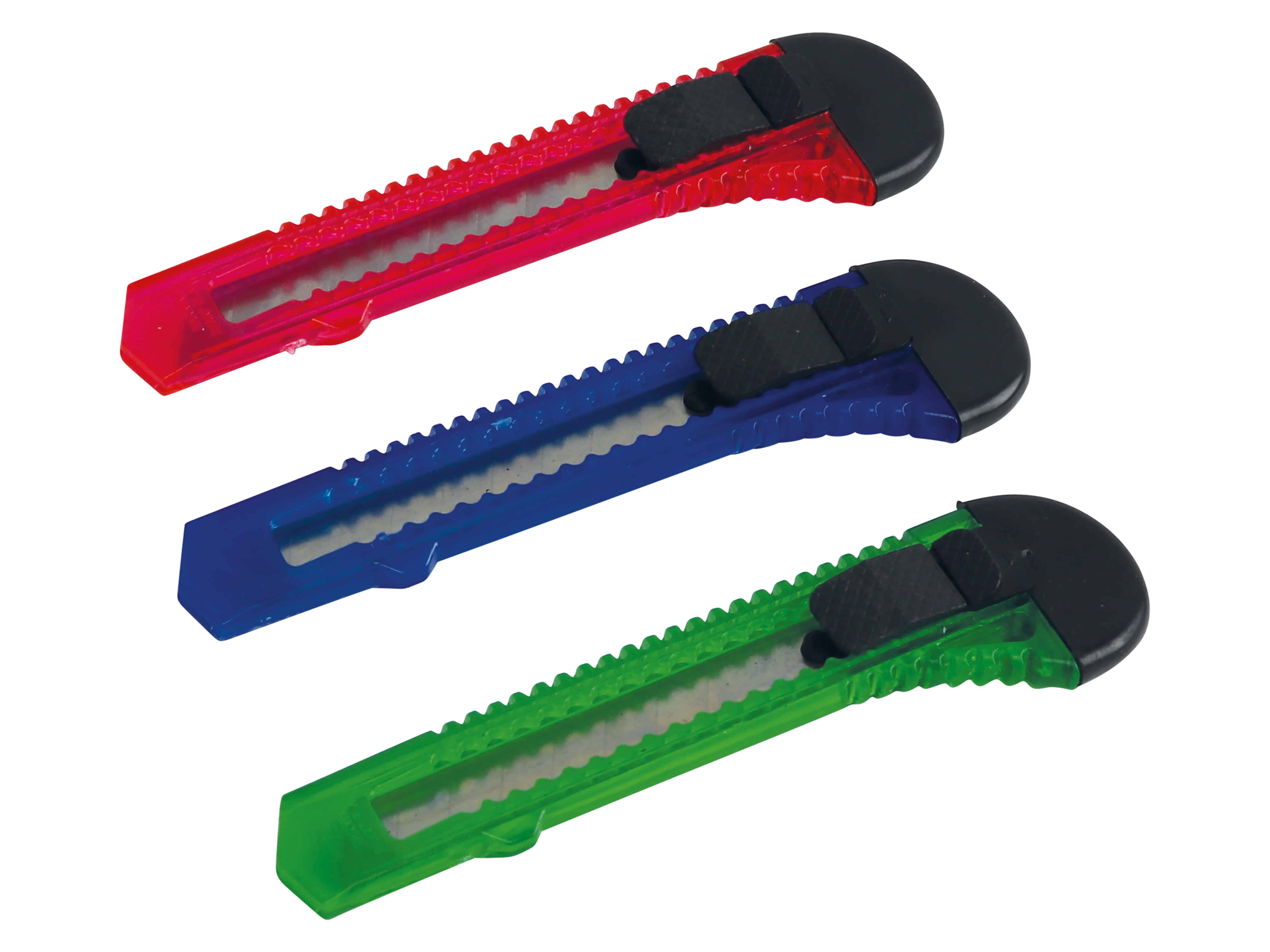 KINZO Cuttermesser-Set, 18 mm 3 Stück KINZO Cuttermesser-Set, 18 mm 3 Stück