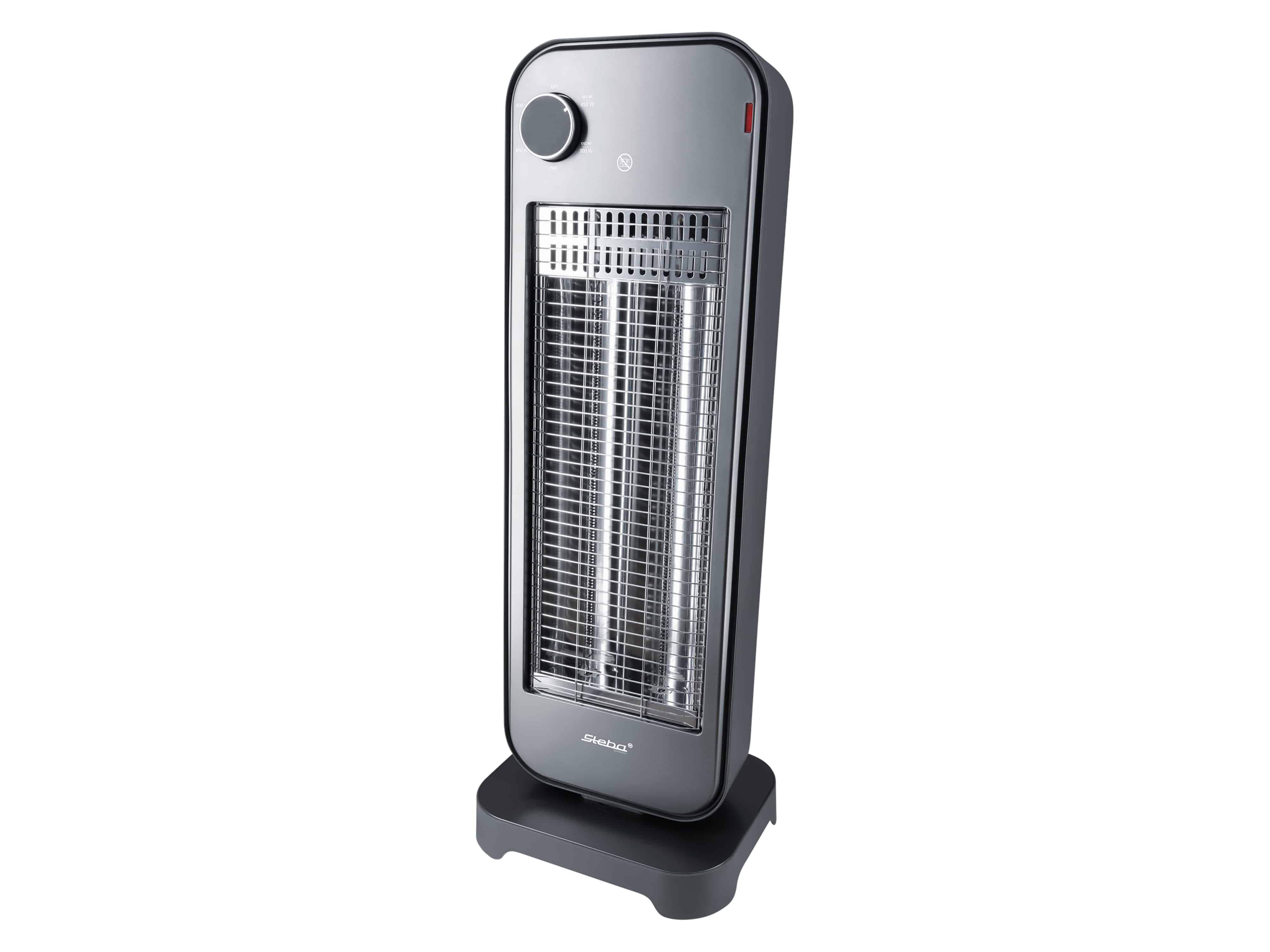 STEBA Carbon-Heizstrahler CH 2 ECO, Oszilierend 90°, 2 Stufen, grau STEBA Carbon-Heizstrahler CH 2 ECO, Oszilierend 90°, 2 Stufen, grau