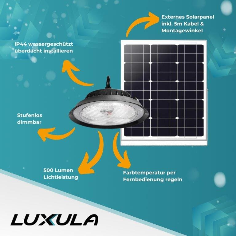 LUXULA Solar LED-Hängeleuchte, CCT, 40 W, 500 lm LUXULA Solar LED-Hängeleuchte, CCT, 40 W, 500 lm