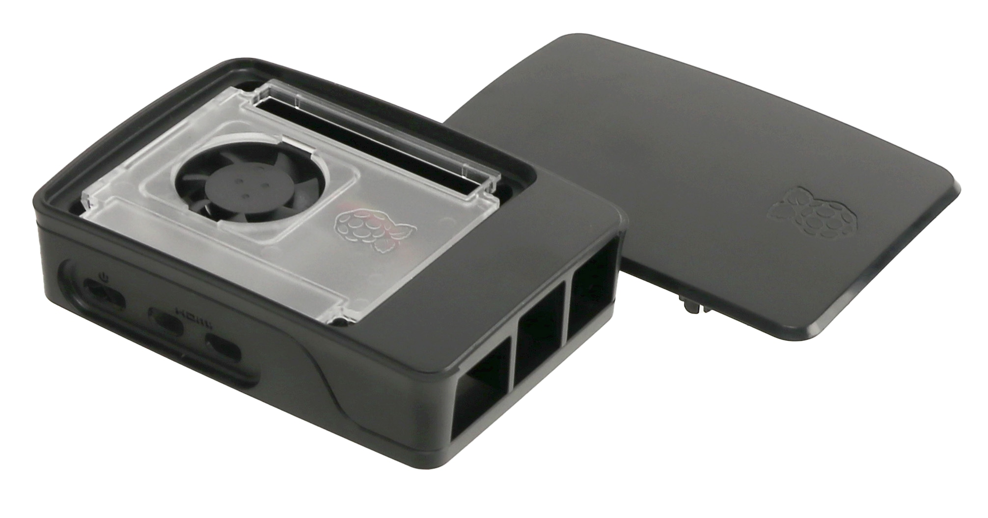 RASPBERRY PI 5 Gehäuse, schwarz/grau RASPBERRY PI 5 Gehäuse, schwarz/grau