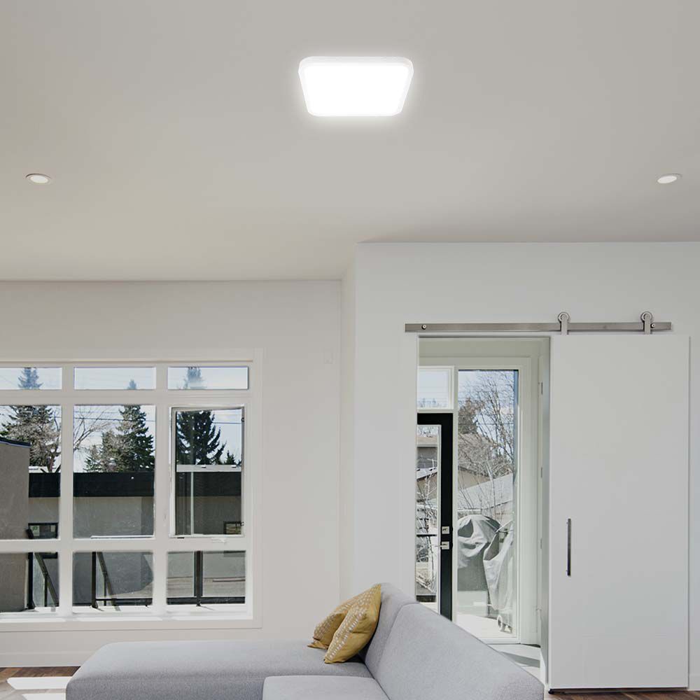 V-TAC LED-Deckenleuchte VT-8618, EEK: F, 18 W, 1830 lm, 4000 K, IP44, 250x250 mm V-TAC LED-Deckenleuchte VT-8618, EEK: F, 18 W, 1830 lm, 4000 K, IP44, 250x250 mm