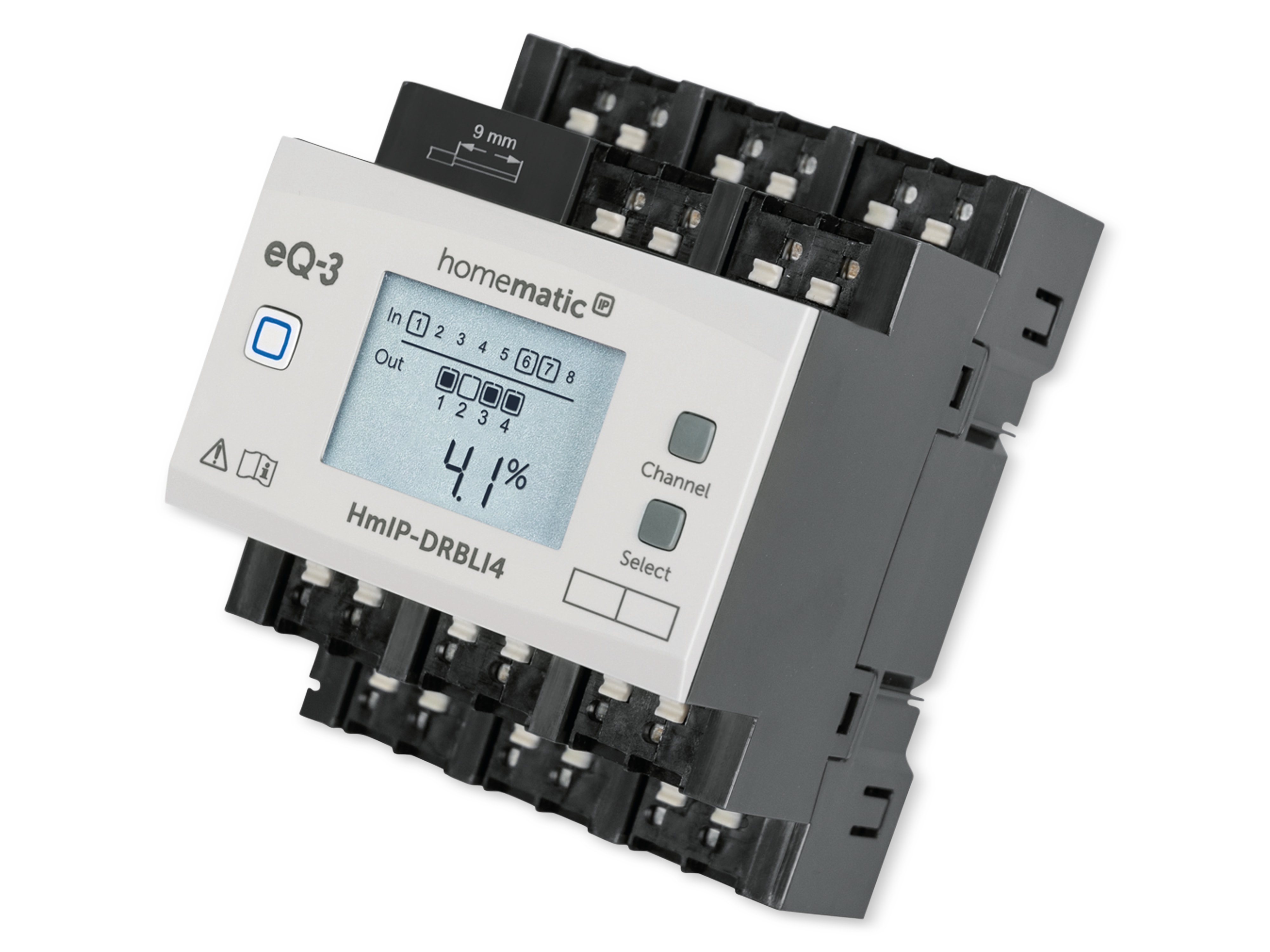 HOMEMATIC IP Smart Home 154362A0 Jalousieaktor für Hutschienenmonatege, 4-fach