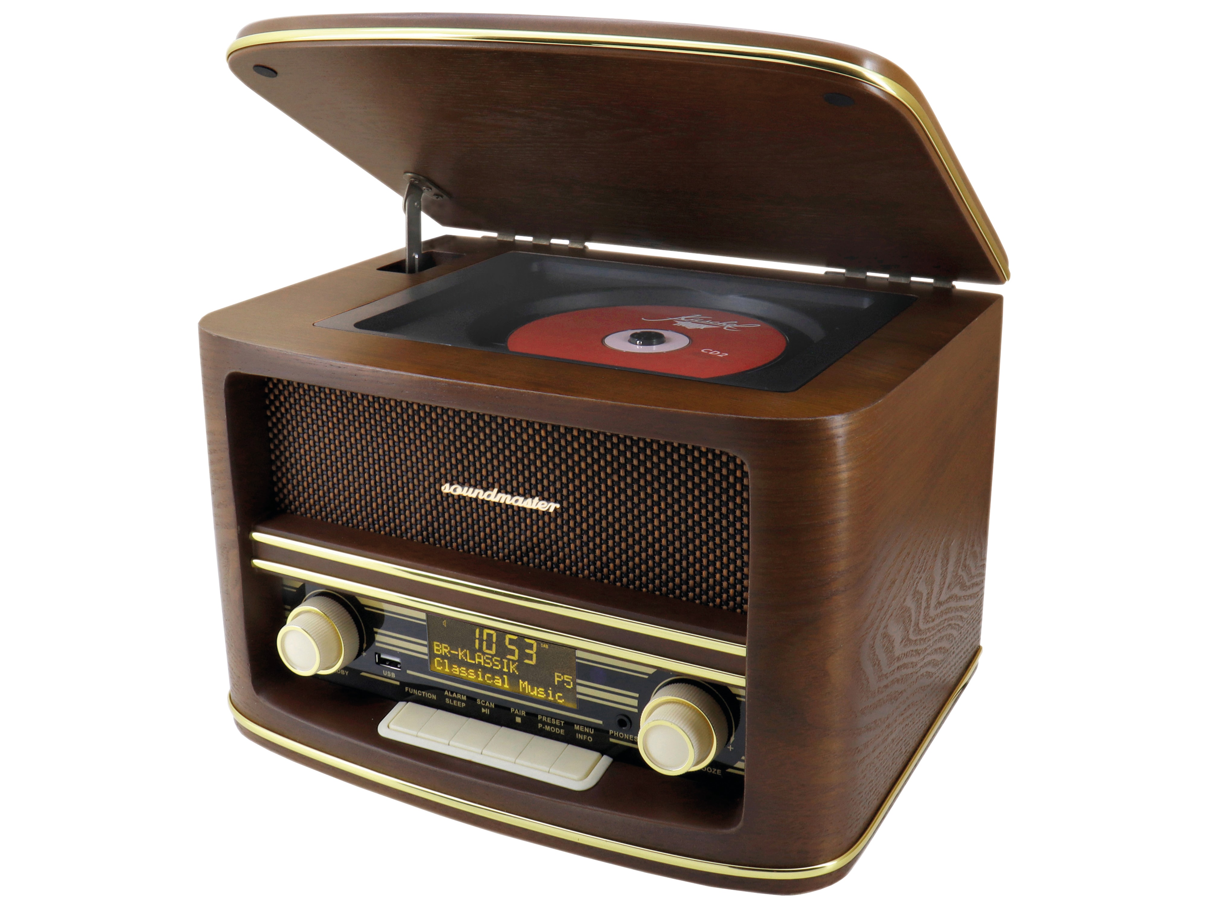 SOUNDMASTER CLASSIC LINE Stereoanlage NR961, Nostalgie SOUNDMASTER Stereoanlage NR961, Nostalgie