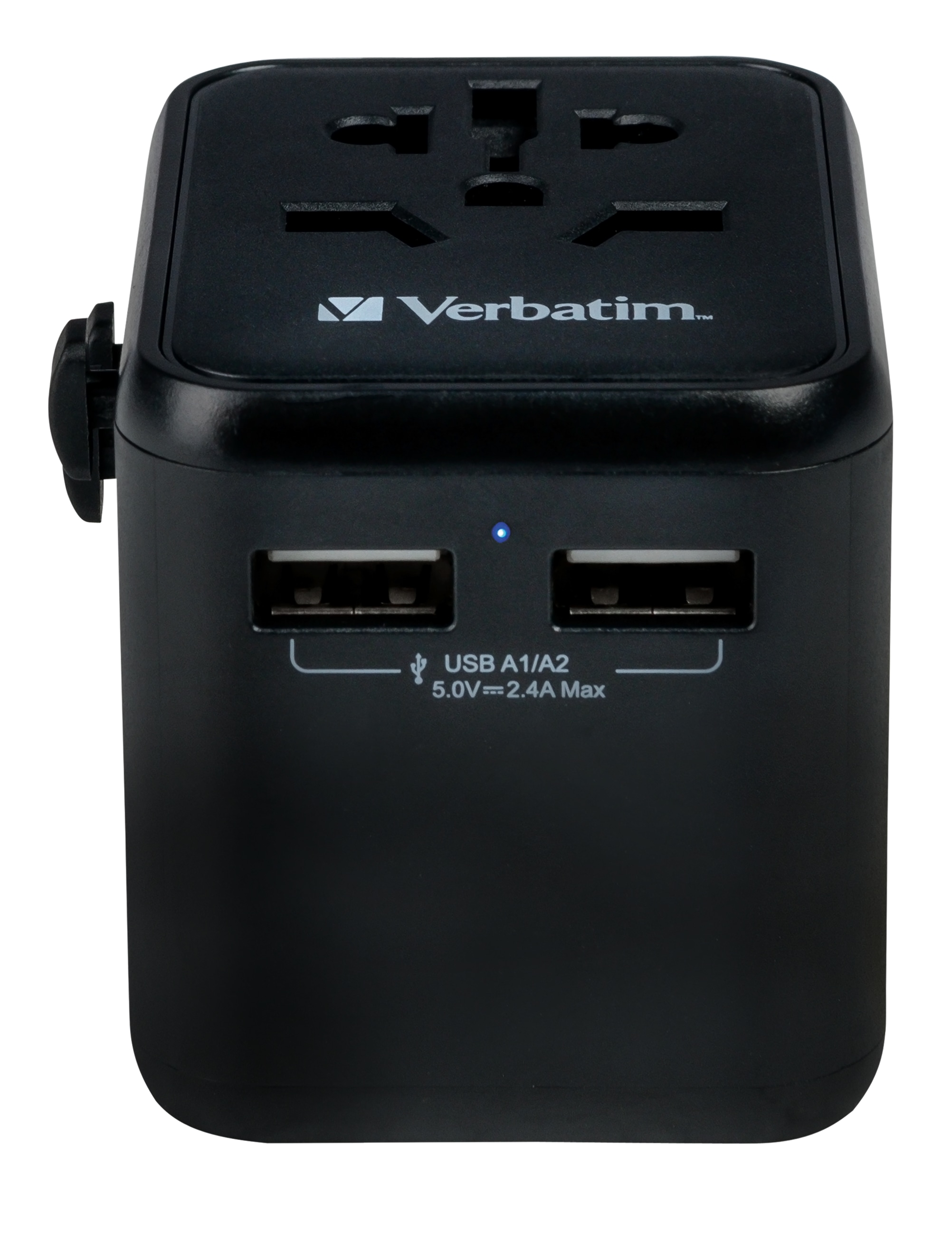 VERBATIM Universal-Reise-Adapter UTA-01, 1x Stromstecker, 2x USB-A