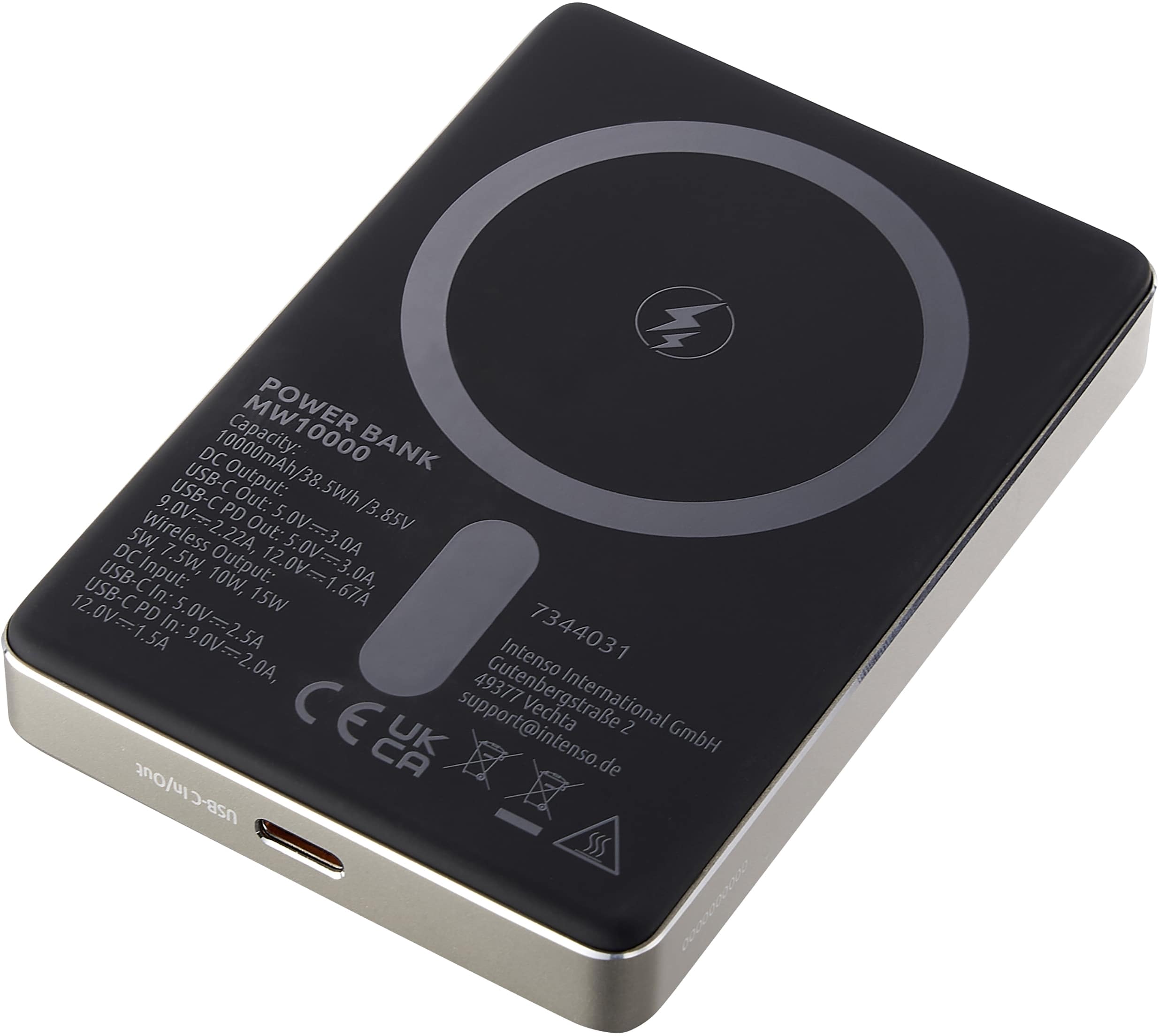 INTENSO Powerbank Magnetic Wireless, MW 10000, champange INTENSO Powerbank Magnetic Wireless, MW 10000, champange