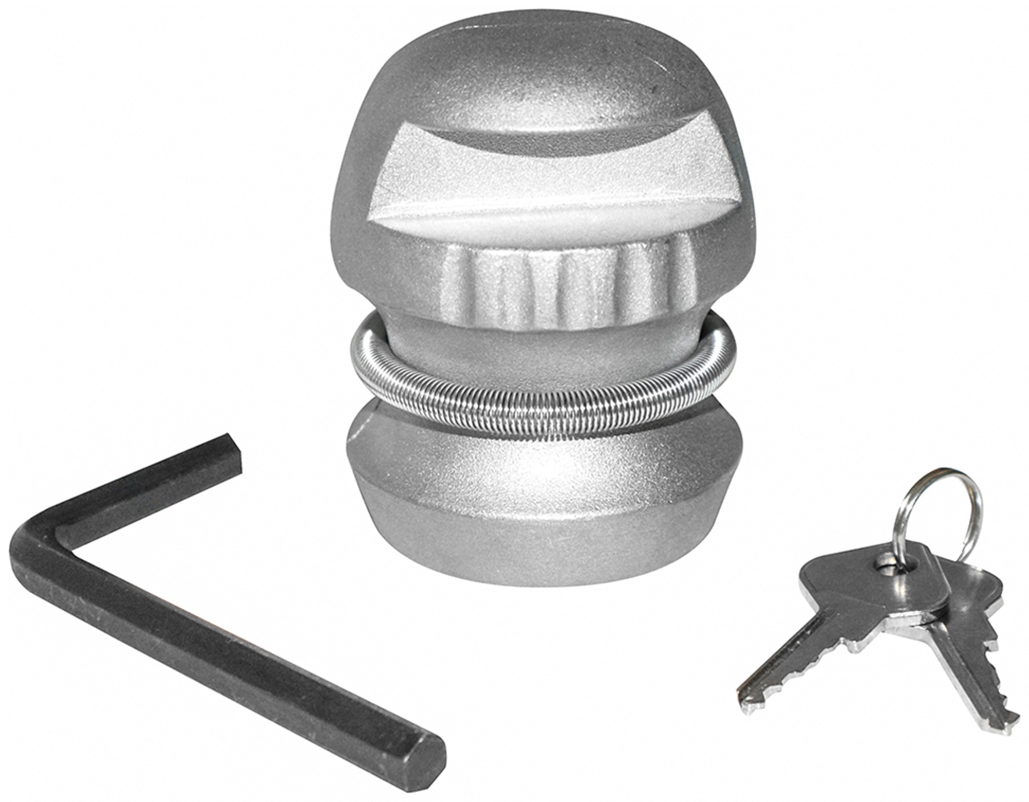 Anhänger-Diebstahlsicherung, 50 mm, Stahl, 2 Schlüssel Anhänger-Diebstahlsicherung, 50 mm, Stahl, 2 Schlüssel