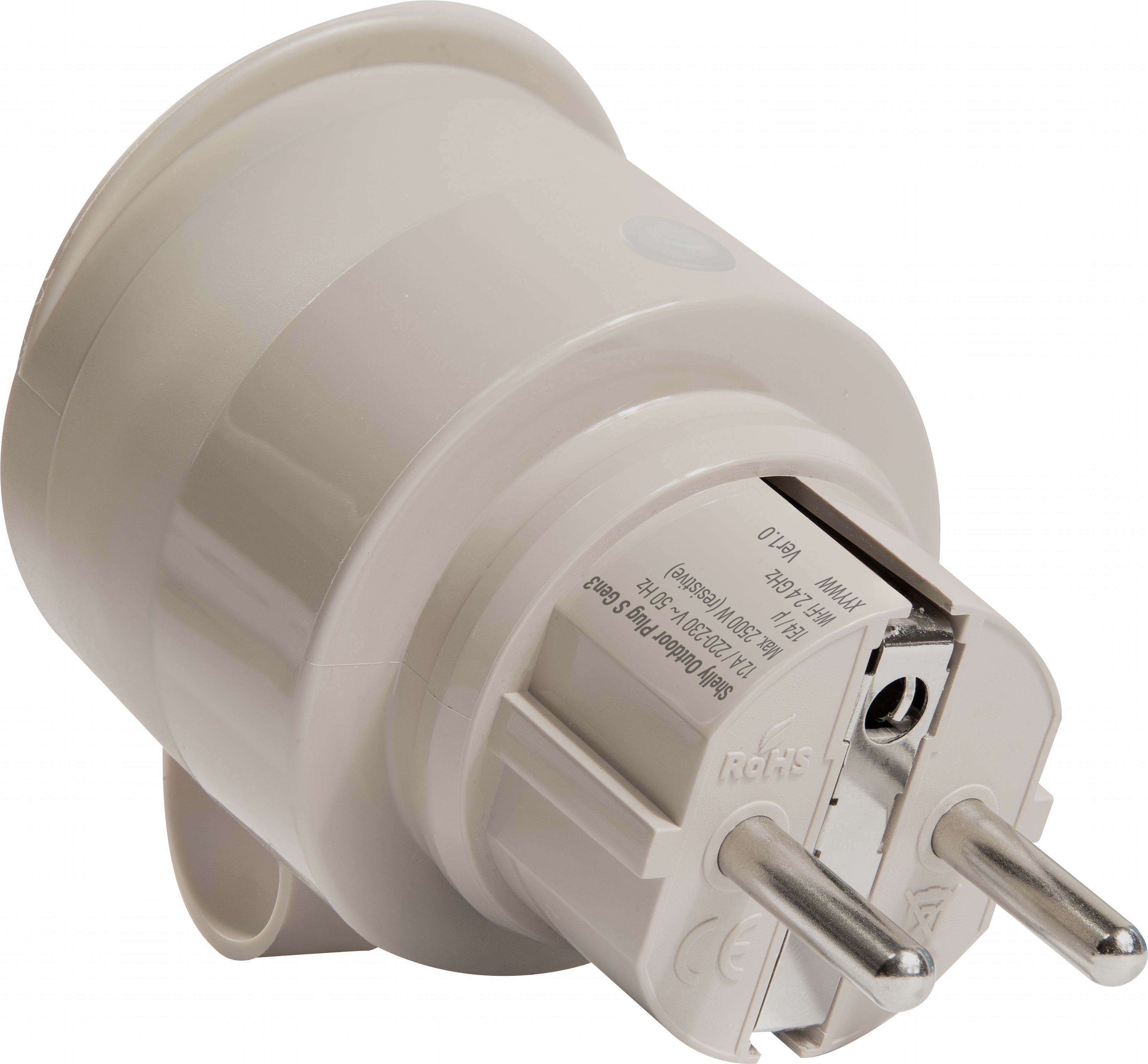SHELLY WLAN-Steckdose Plug S Gen3, Outdoor, Matter