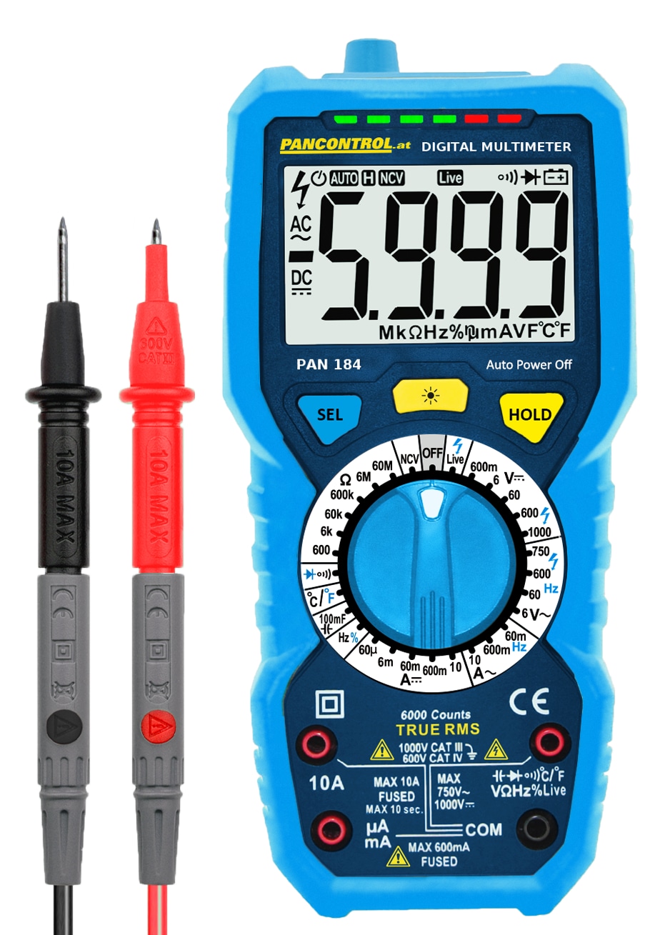 PANCONTROL True-RMS Multimeter PAN 184 PANCONTROL True-RMS Multimeter PAN 184