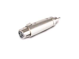 XLR-Adapter, XLR-Kupplung/Cinchstecker XLR-Adapter, XLR-Kupplung/Cinchstecker