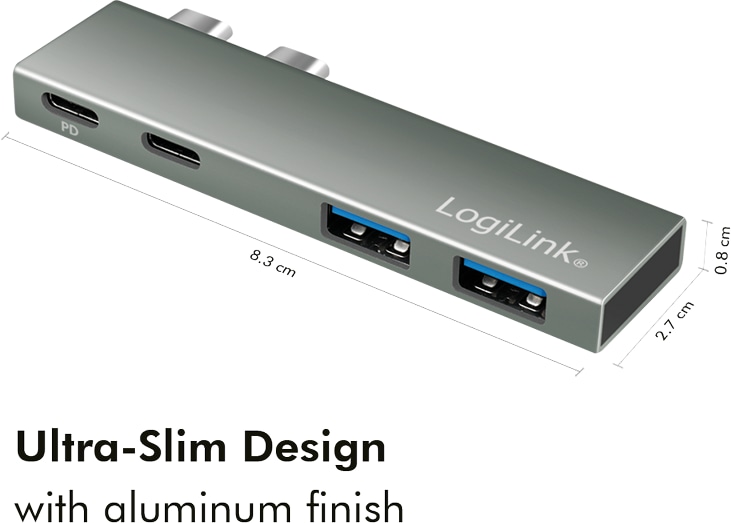 LOGILINK USB 3.2 Dockingstation UA0399, Gen2x2, 4-Port, PD, silber LOGILINK USB 3.2 Dockingstation UA0399, Gen2x2, 4-Port, PD, silber
