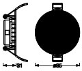 OSRAM LED-Einbauleuchte, ultra slim, 4,5W, 240lm, 4000K, IP20, Ø 85 mm, neutralweiß