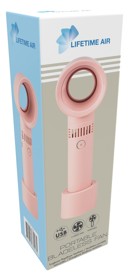 LIFETIME AIR USB-Handventilator, pink LIFETIME AIR USB-Handventilator, pink