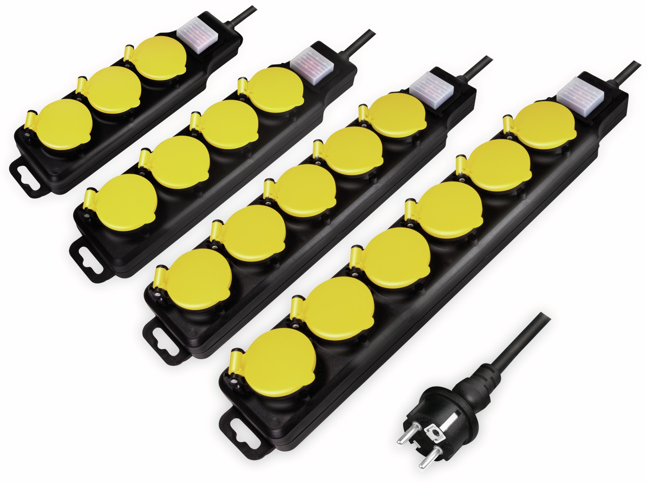 LOGILINK Steckdosenleiste LPS253, 3-fach, 3x CEE 7/3, Outdoor