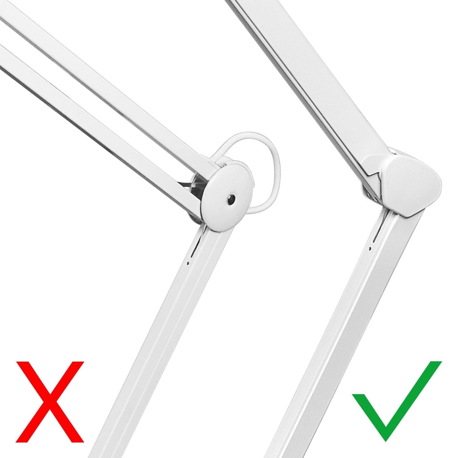 GOOBAY LED-Klemm-Lupenleuchte, 9 W, 730 lm, Kristallglas, dimmbar, weiß GOOBAY LED-Klemm-Lupenleuchte, 9 W, 730 lm, Kristallglas, dimmbar, weiß