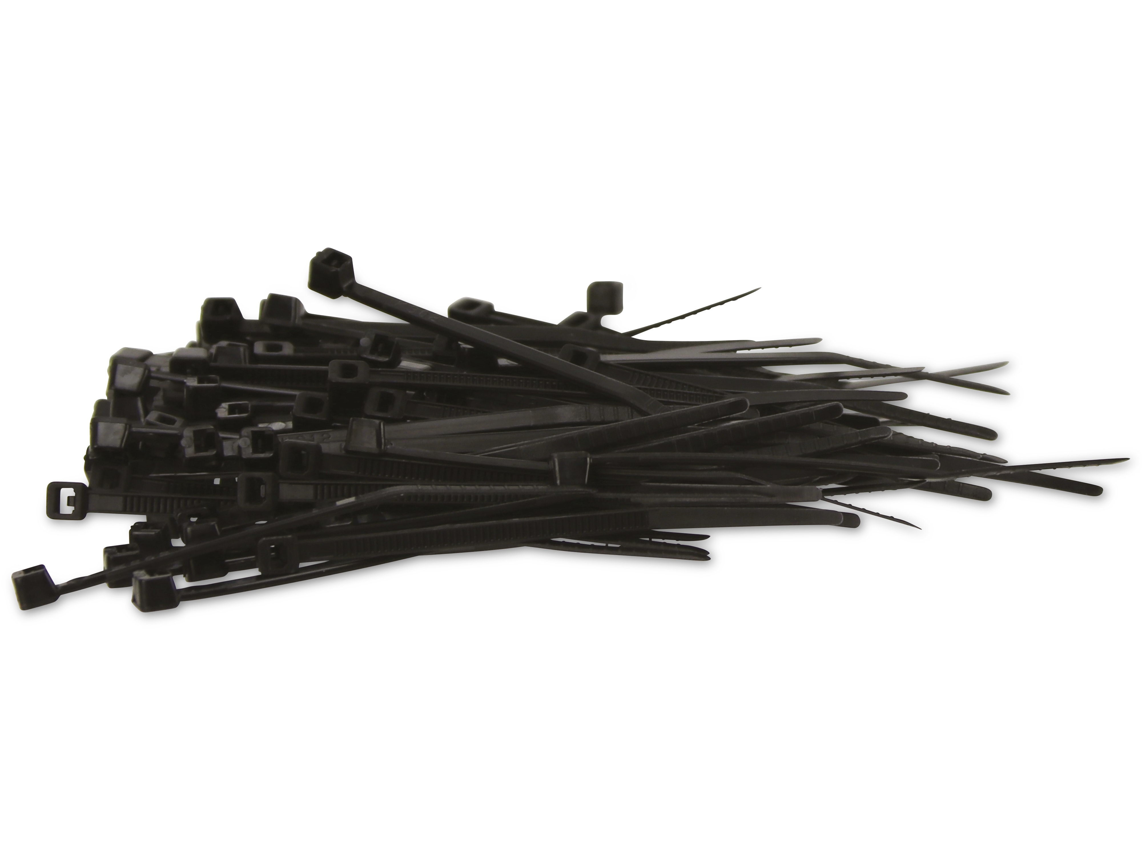 KSS Kabelbinder-Sortiment Polyamid 6.6, schwarz, 63,7x2,4, UV-beständig, 100 Stück KSS Kabelbinder-Sortiment Polyamid 6.6, schwarz, 63,7x2,4, UV-beständig, 100 Stück