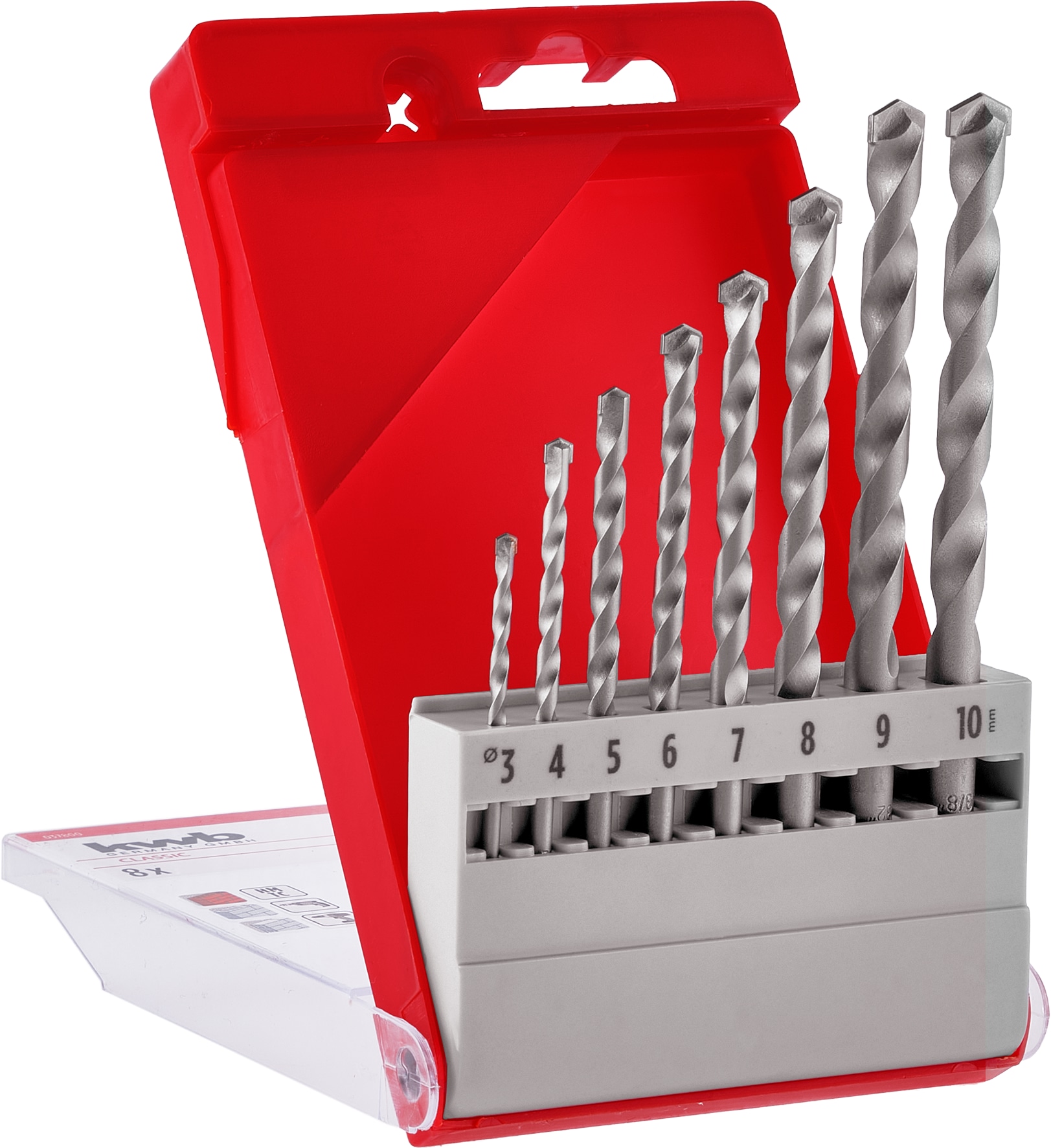 KWB Steinbohrer-Set, 37800, 3-10 mm, 8-teilig KWB Steinbohrer-Set, 37800, 3-10 mm, 8-teilig