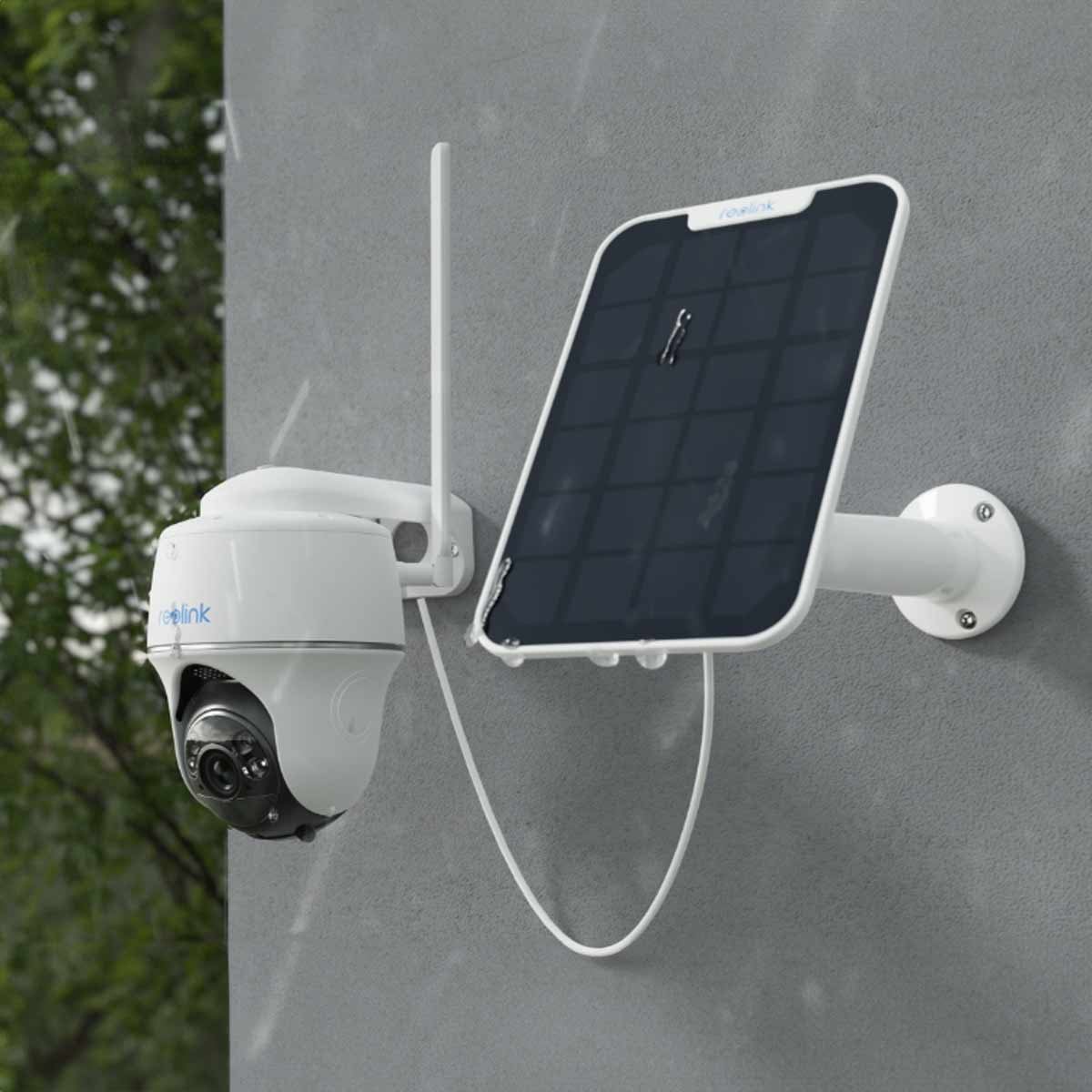 REOLINK Überwachungskamera Go Series G430, mit Solarpanel, außen, weiß REOLINK Überwachungskamera Go Series G430, mit Solarpanel, außen, weiß