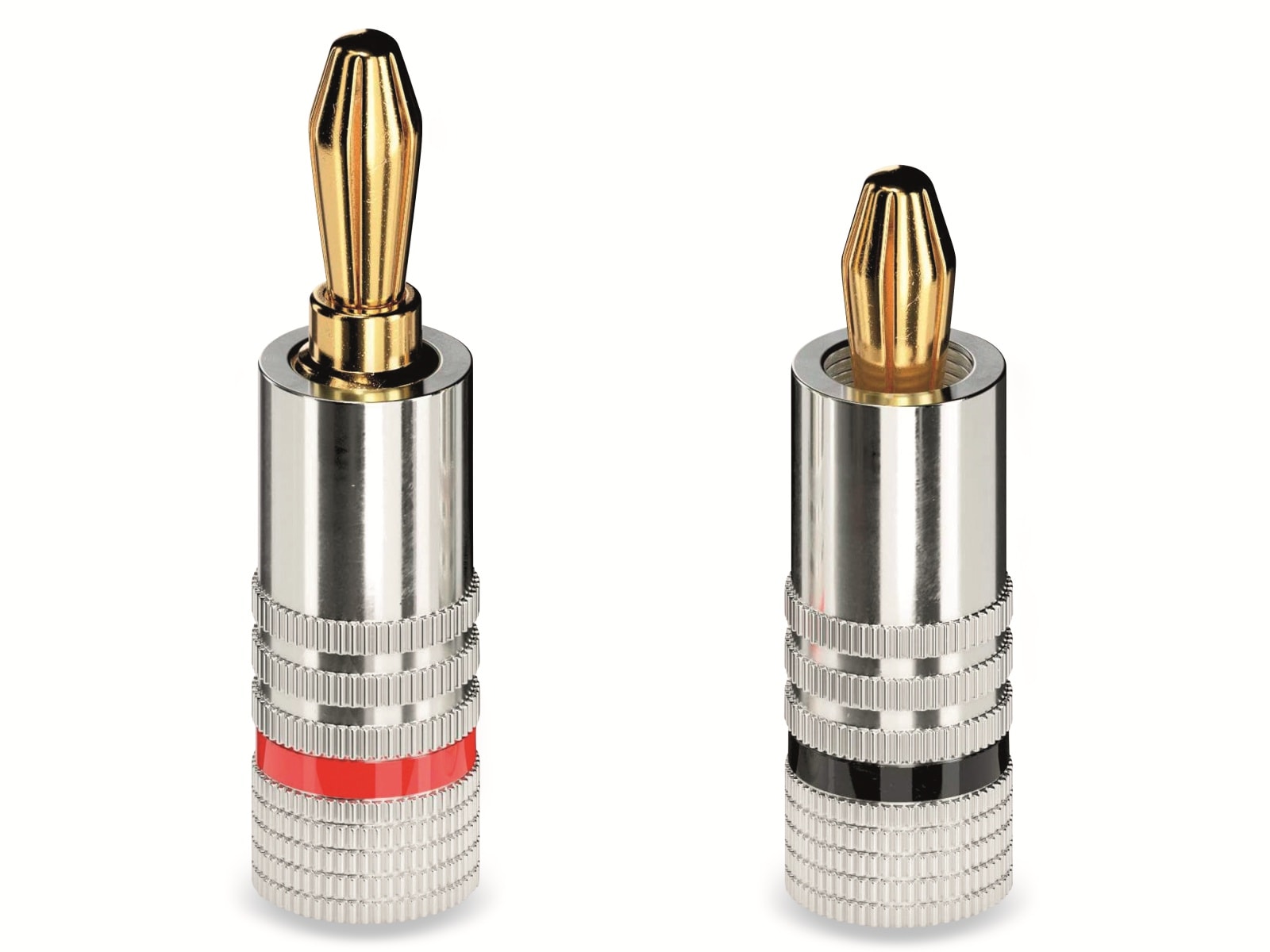 SONERO Bananenstecker-Set 4 Stück, schraubbar SONERO Bananenstecker-Set 4 Stück, schraubbar