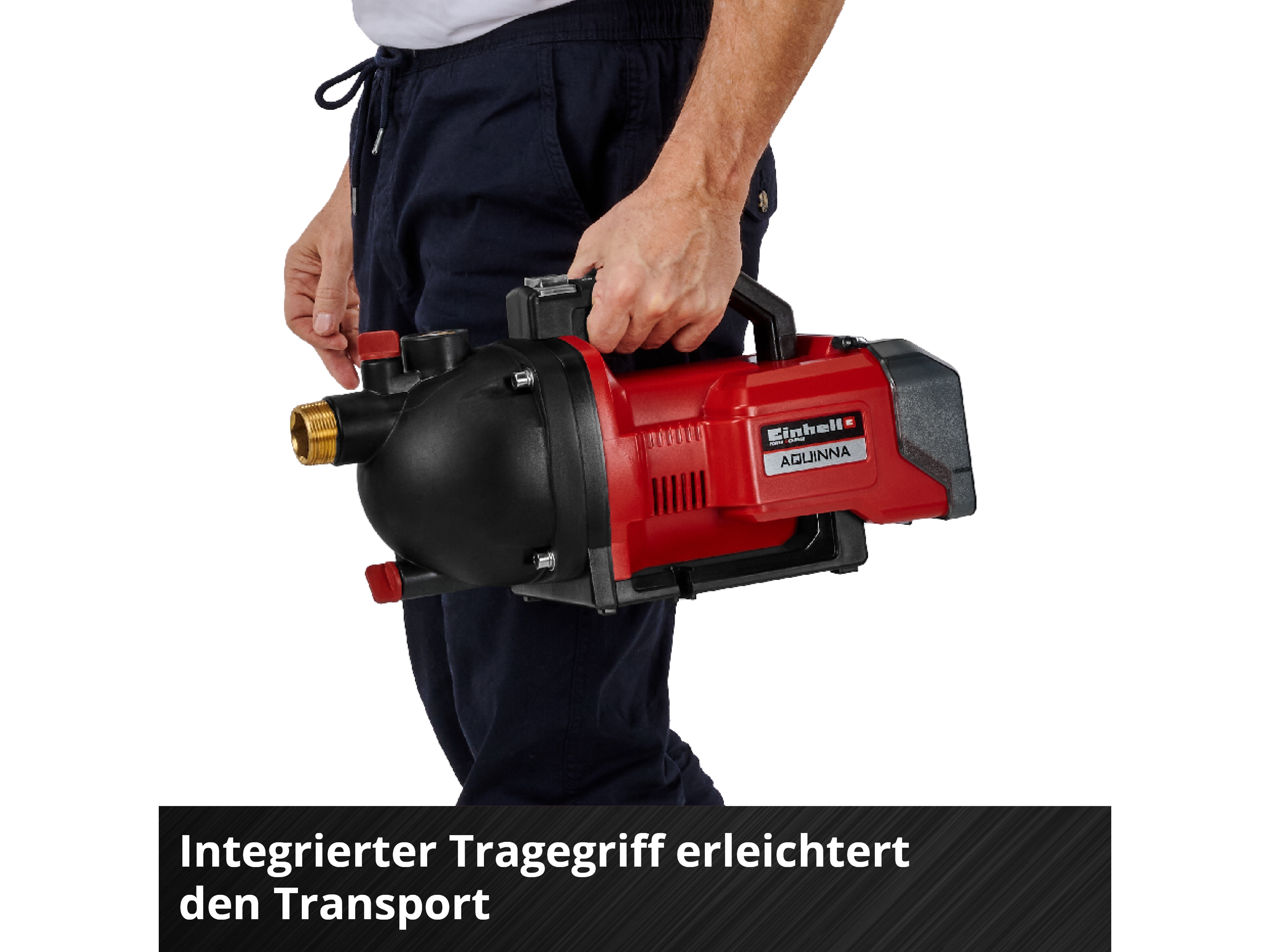 EINHELL Akku-Gartenpumpe AQUINNA 36/30 Set, Solo EINHELL Akku-Gartenpumpe AQUINNA 36/30 Set, 4180401, Solo