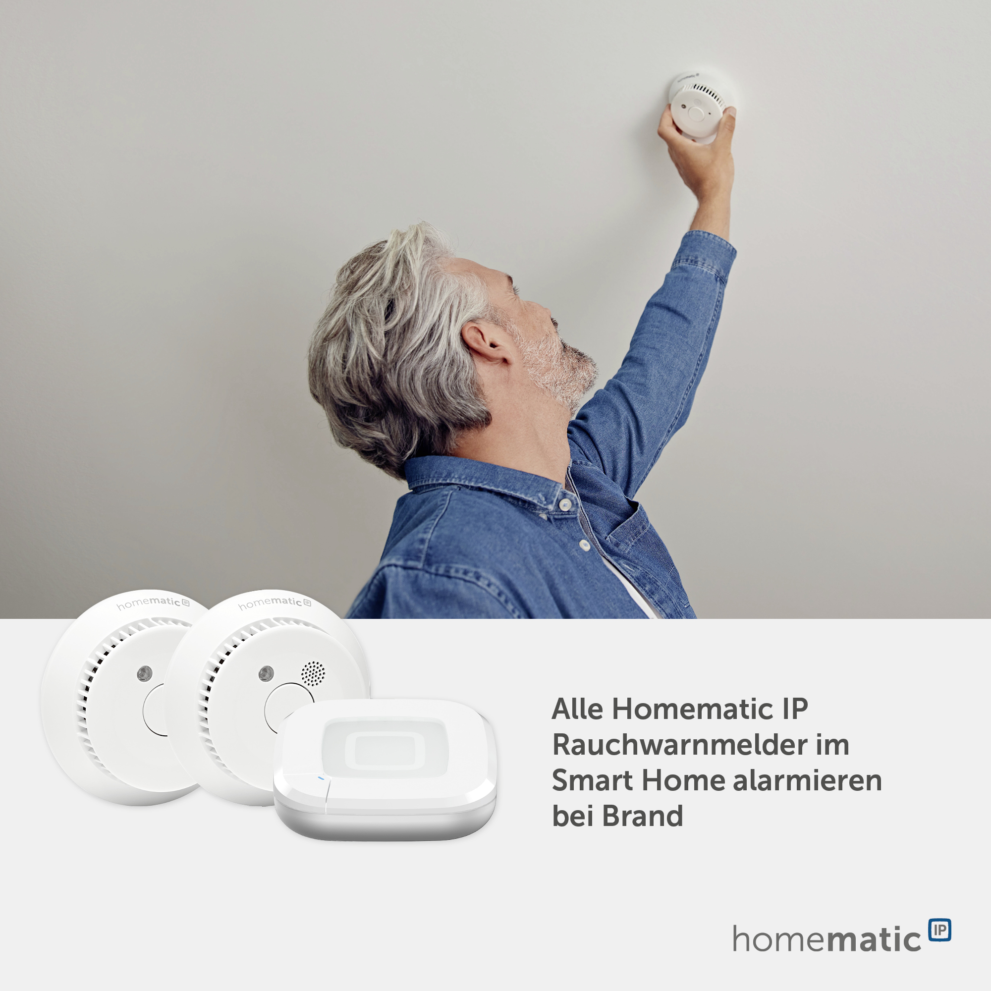 HOMEMATIC IP 162162A0 Starterset Rauchwarnmelder HOMEMATIC IP 162162A0 Starterset Rauchwarnmelder