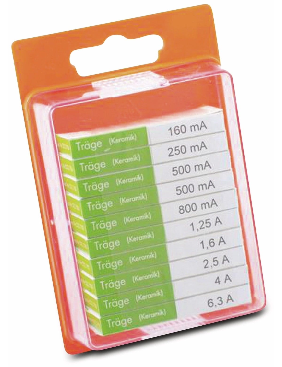 ESKA Feinsicherung-Sortiment, 122850, Keramik, (Ø x L) 5 mm x 20 mm Träge -T- Inhalt 100 St. ESKA Feinsicherung-Sortiment, 122850, Keramik, (Ø x L) 5 mm x 20 mm Träge -T- Inhalt 100 St.
