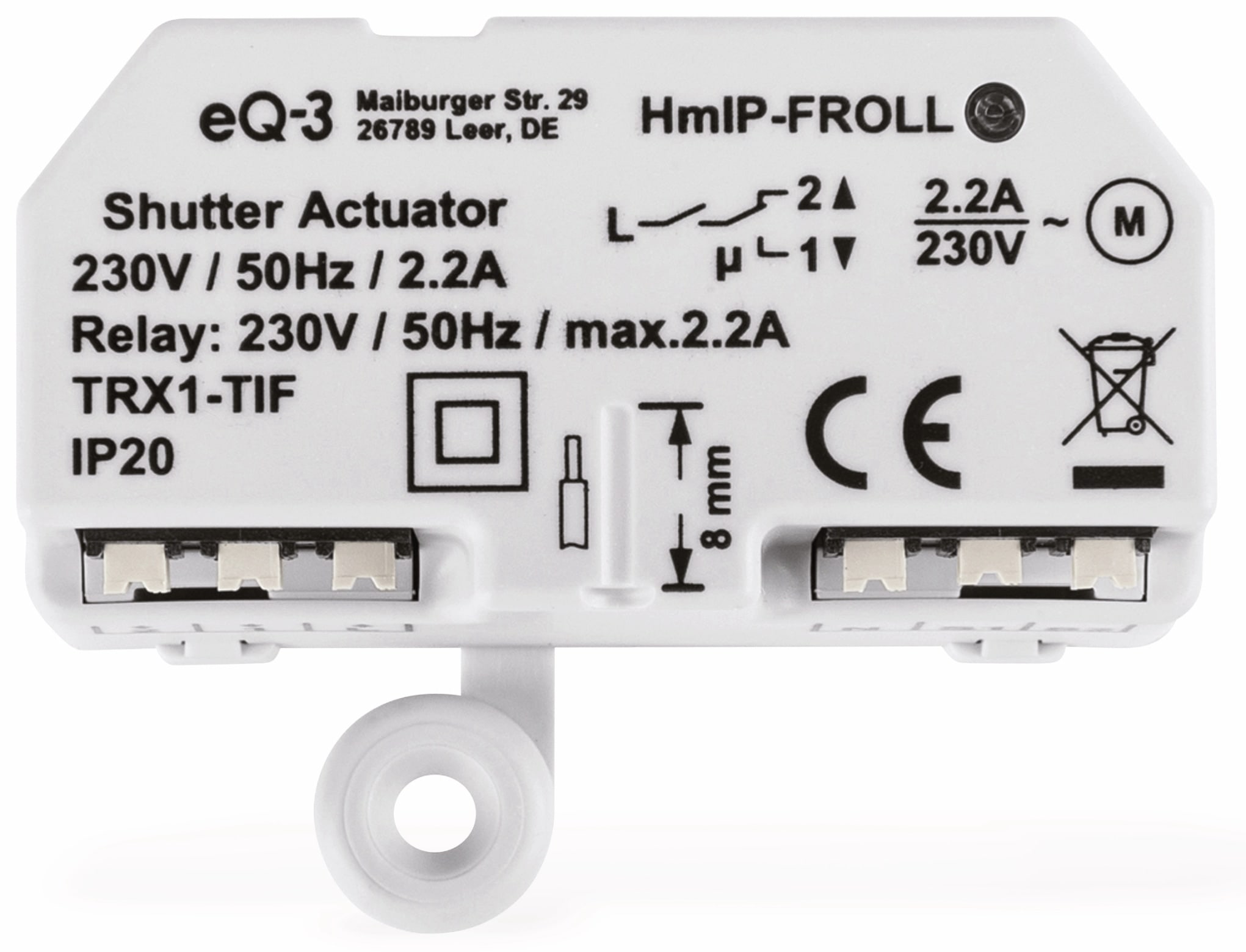 HOMEMATIC IP Smart Home 151347A0, Rollladenaktor, Unterputz HOMEMATIC IP Smart Home 151347A0, Rollladenaktor, Unterputz