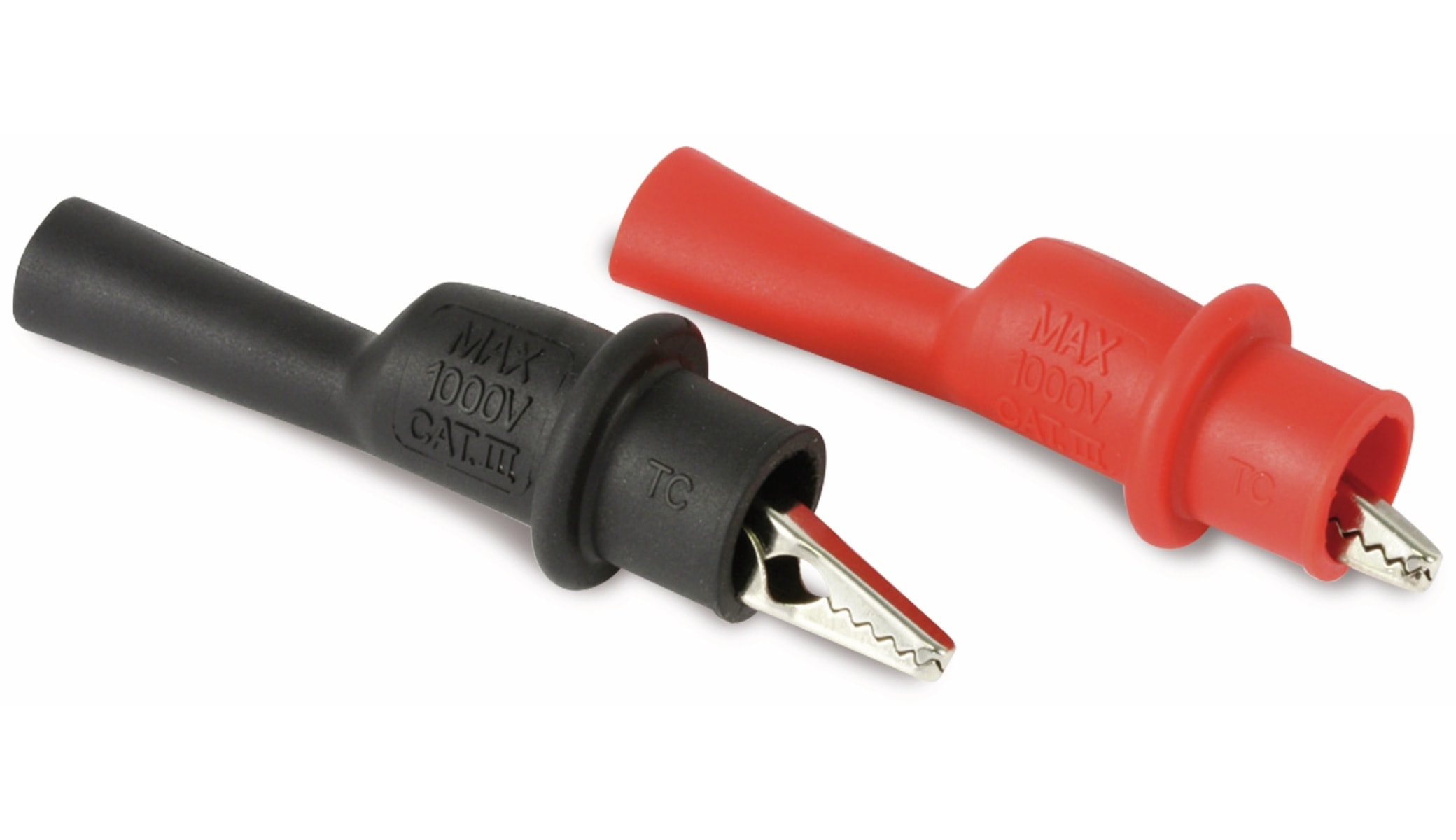 Krokodilklemmen-Set, 70 mm, 1 Paar Krokodilklemmen-Set, 70 mm, 1 Paar