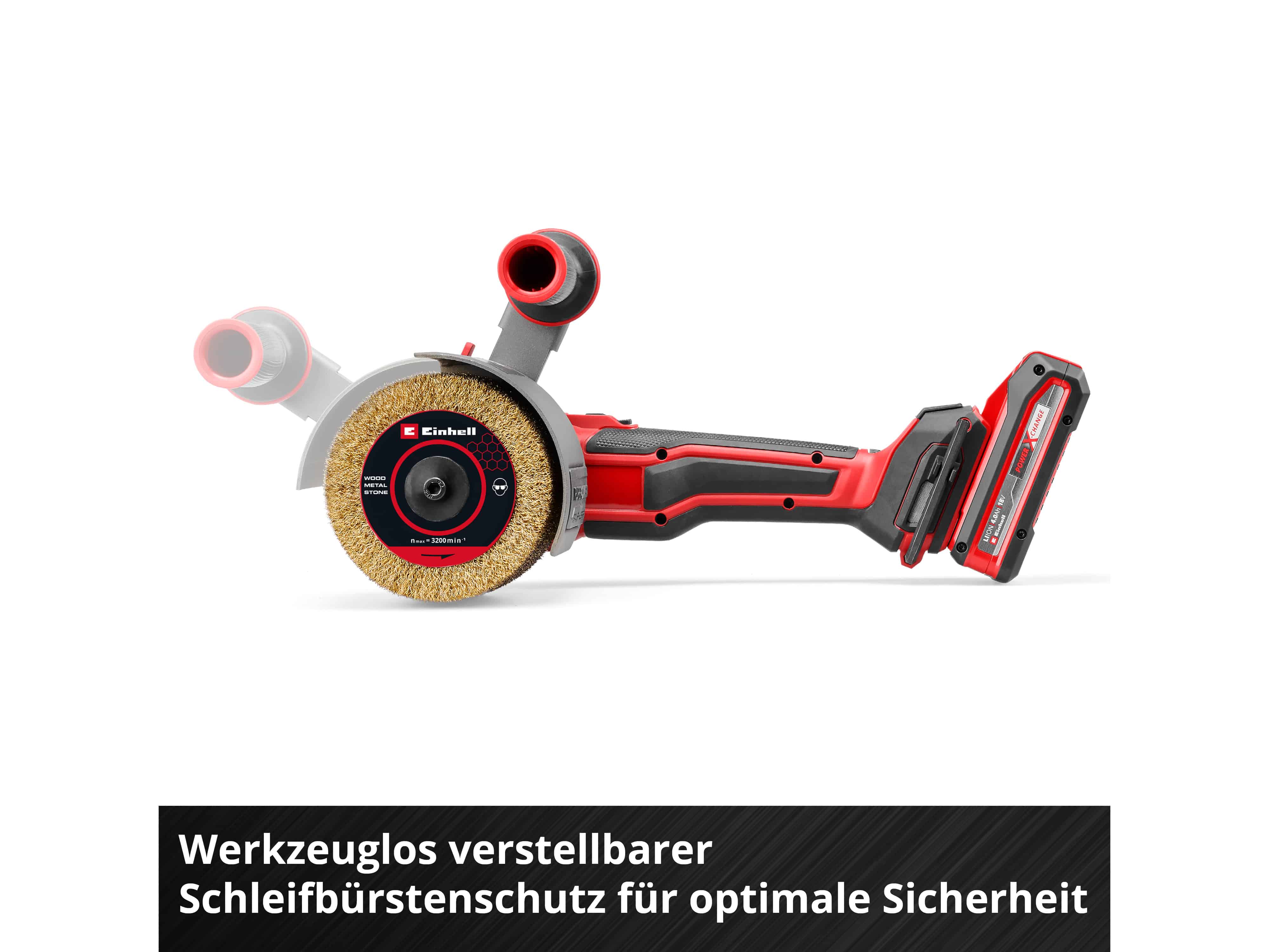 EINHELL PROFESSIONAL Akku-Bürstenschleifer TP-BR 18/32 Li BL, 4468000, Solo EINHELL PROFESSIONAL Akku-Bürstenschleifer TP-BR 18/32 Li BL, 4468000, Solo