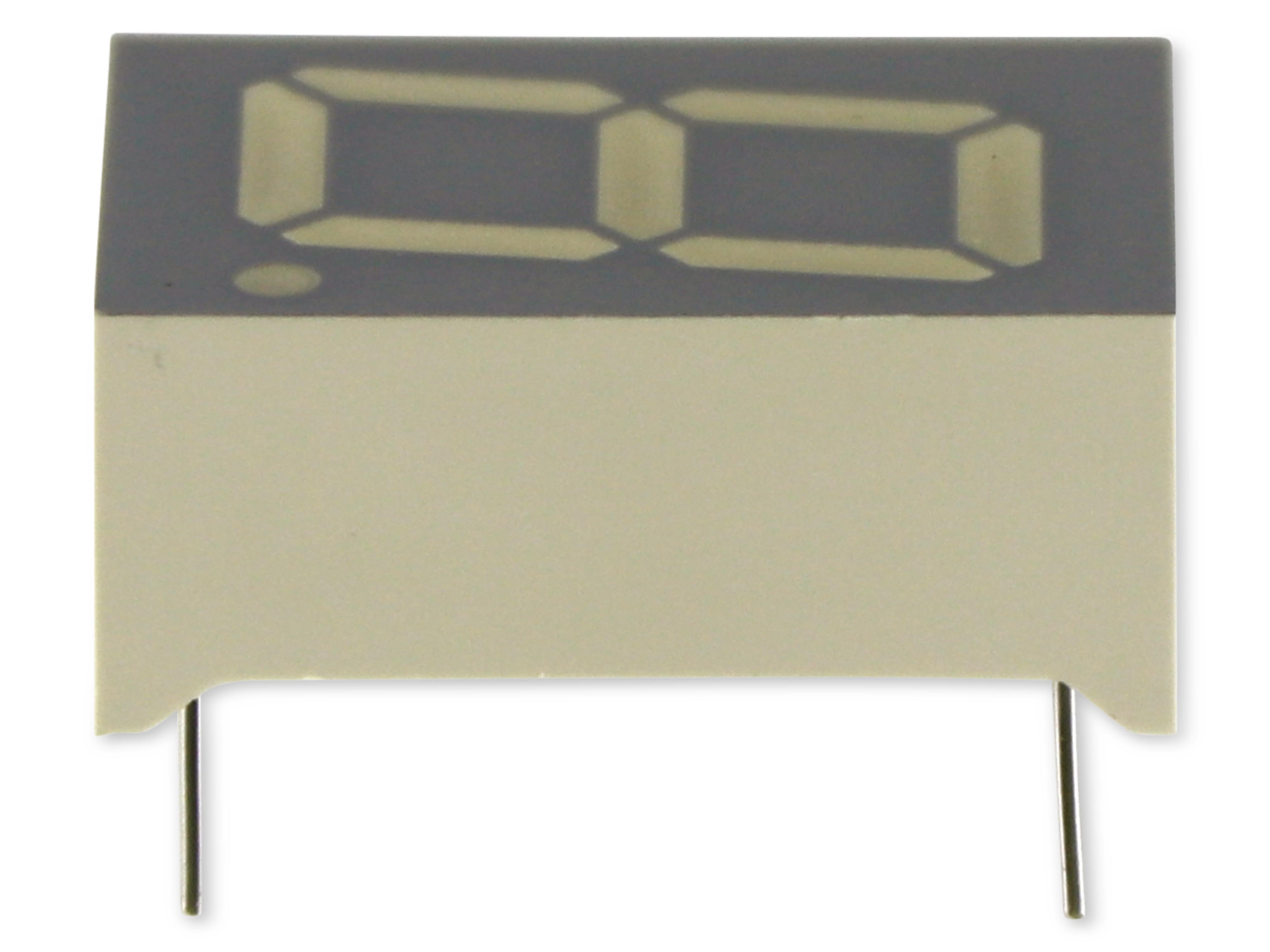 KINGBRIGHT 7-Segment, SC56-21SURKWA, Rot, 97 mcd, 630 nm, 19.05 x 12.7 x 8mm KINGBRIGHT 7-Segment, SC56-21SURKWA, Rot, 97 mcd, 630 nm, 19.05 x 12.7 x 8mm