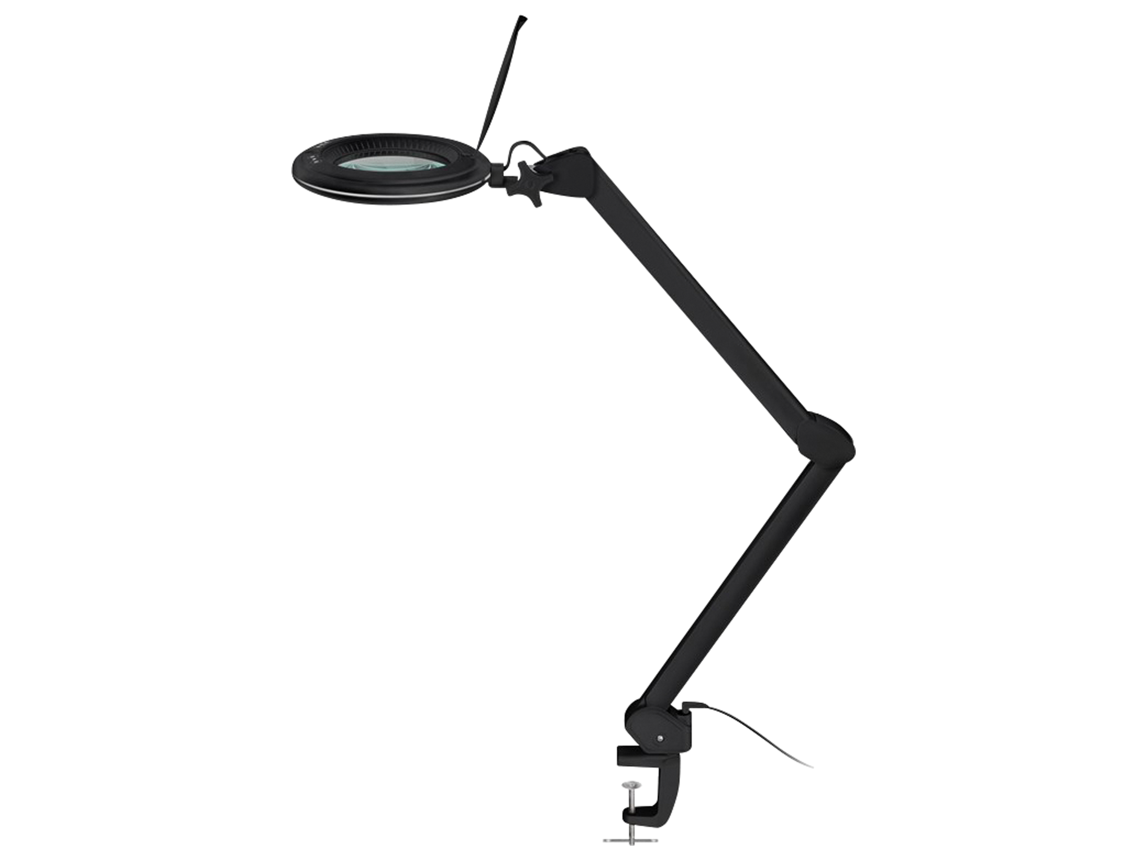 GOOBAY LED-Klemm-Lupenleuchte, 10 W, 800 lm, dimmbar, schwarz GOOBAY LED-Klemm-Lupenleuchte, 10 W, 800 lm, dimmbar, schwarz