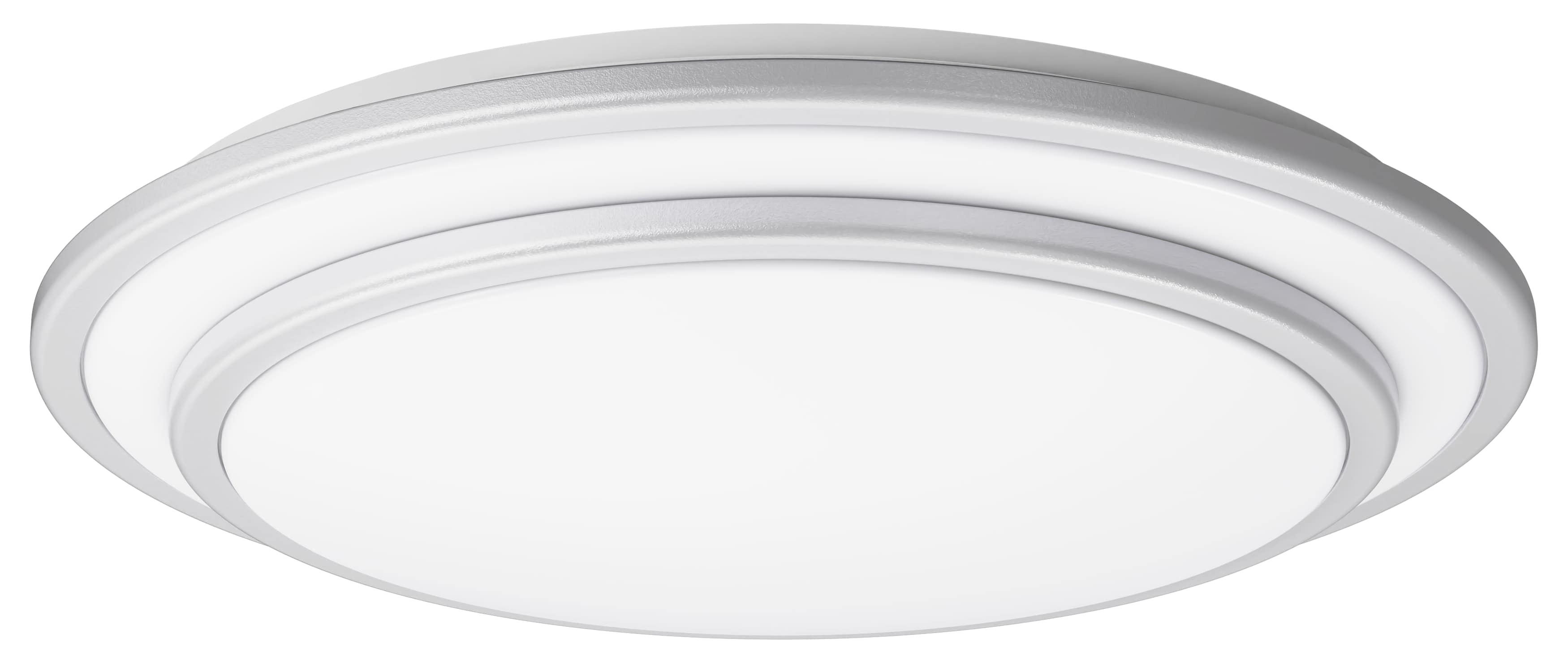 BLULAXA LED-Wand-und Deckenleuchte Nia-S, 16 W, 3000 K, 2000 lm, warmweiß, IP20, weiß/silber, 285 mm BLULAXA LED-Wand-und Deckenleuchte Nia-S, 16 W, 3000 K, 2000 lm, warmweiß, IP20, weiß/silber, 285 mm