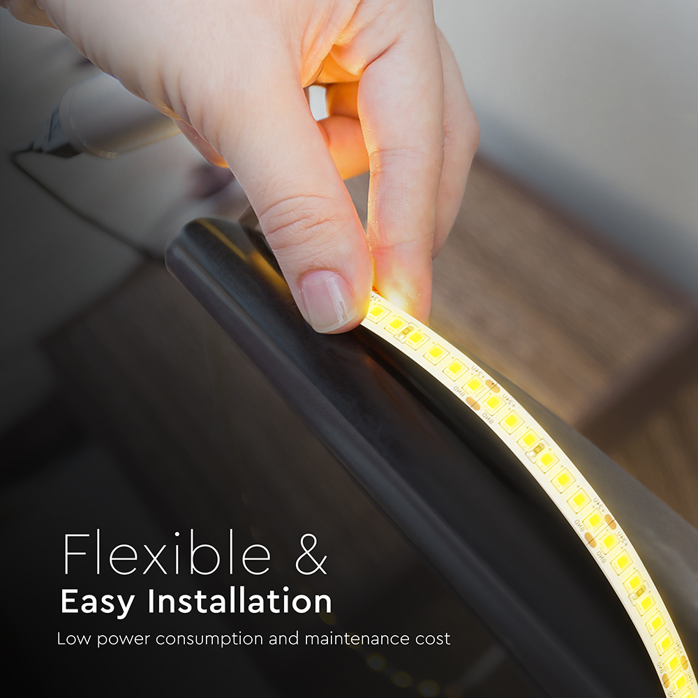 V-TAC LED-Strip VT-2125966, 120W, EEK: F, 13800lm, 3000K, 120°, 24V, 10m V-TAC LED-Stripe VT-2125966, 120W, EEK: F, 13800lm, 3000K, 120°, 24V, 10m