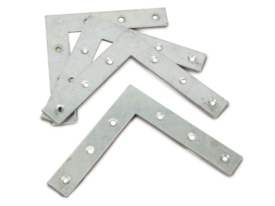 BGS TECHNIC Verbindungsbleche, L-Winkel, 100x100 mm, 4 Stück BGS TECHNIC Verbindungsbleche, L-Winkel, 100x100 mm, 4 Stück