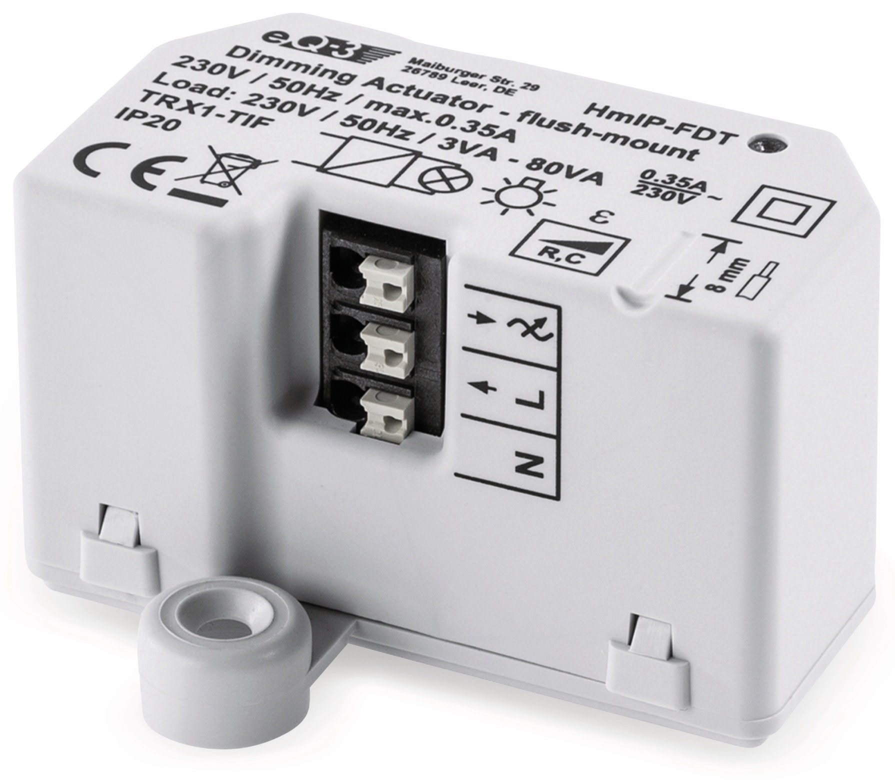 HOMEMATIC IP Smart Home 150609A0, Dimmaktor, Unterputz, Phasenabschnitt HOMEMATIC IP Smart Home 150609A0, Dimmaktor, Unterputz, Phasenabschnitt