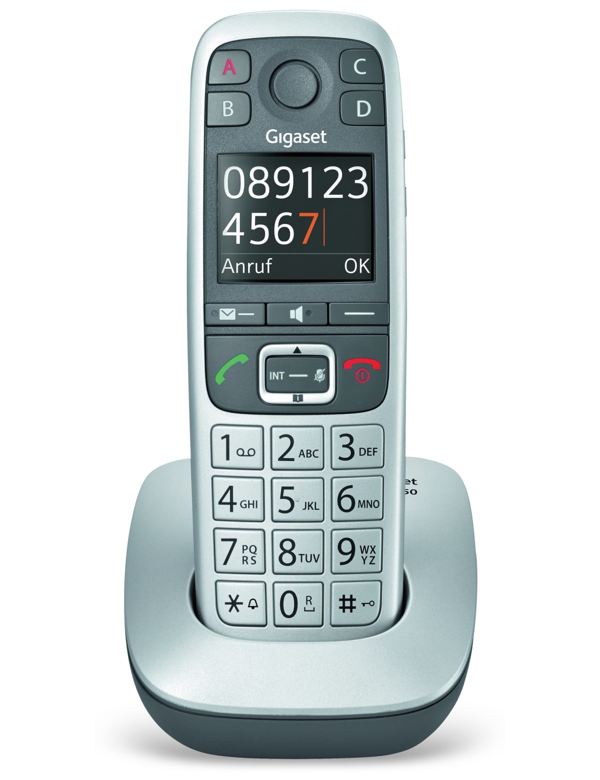 GIGASET Schnurloses DECT-Großtasten-Telefon E560 GIGASET Schnurloses DECT-Großtasten-Telefon E560